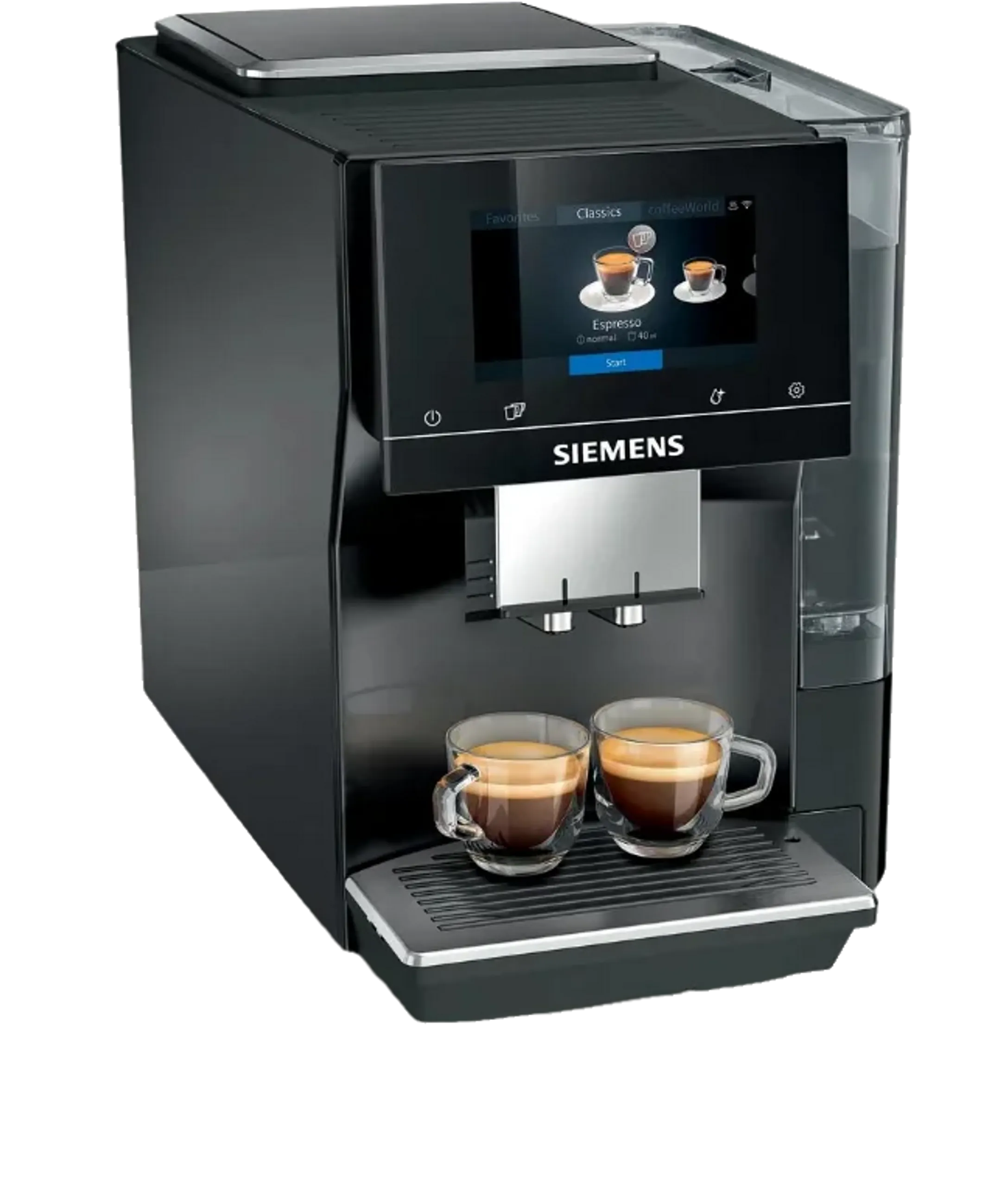 Volautomatische Espressomachine EQ700 TP713R19 Piano Black