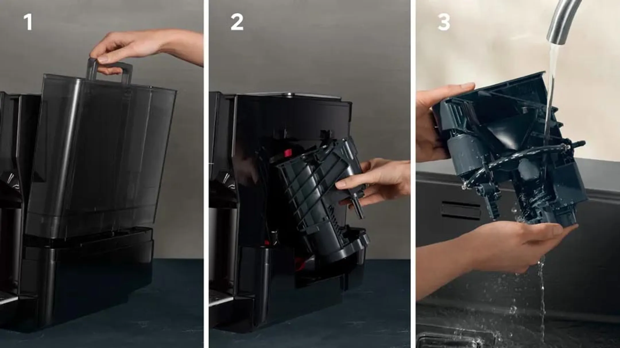 Siemens Volautomatische Espressomachine EQ700 TP713R19 Piano Black image