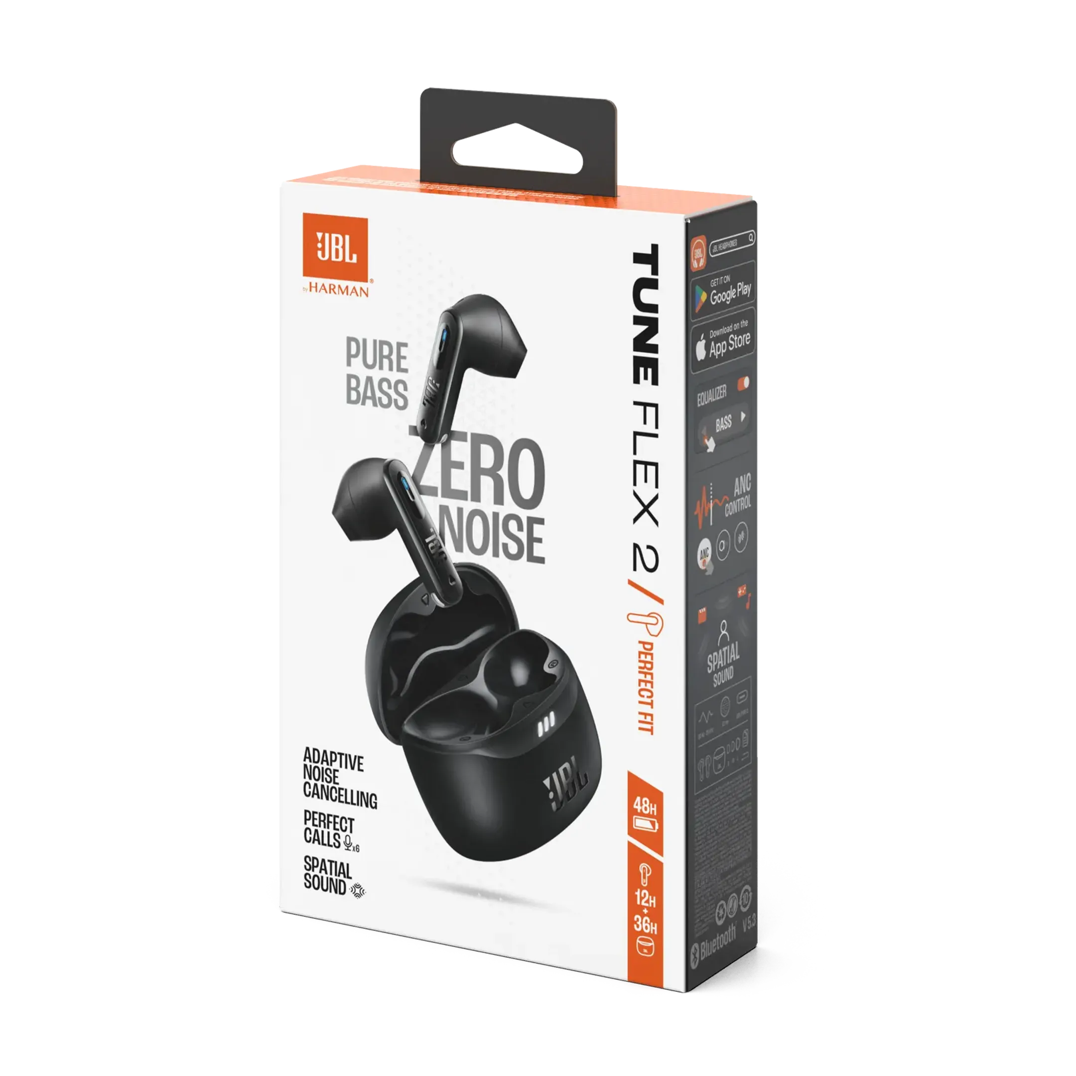 JBL Tune Flex 2 oortjes - Zwart image