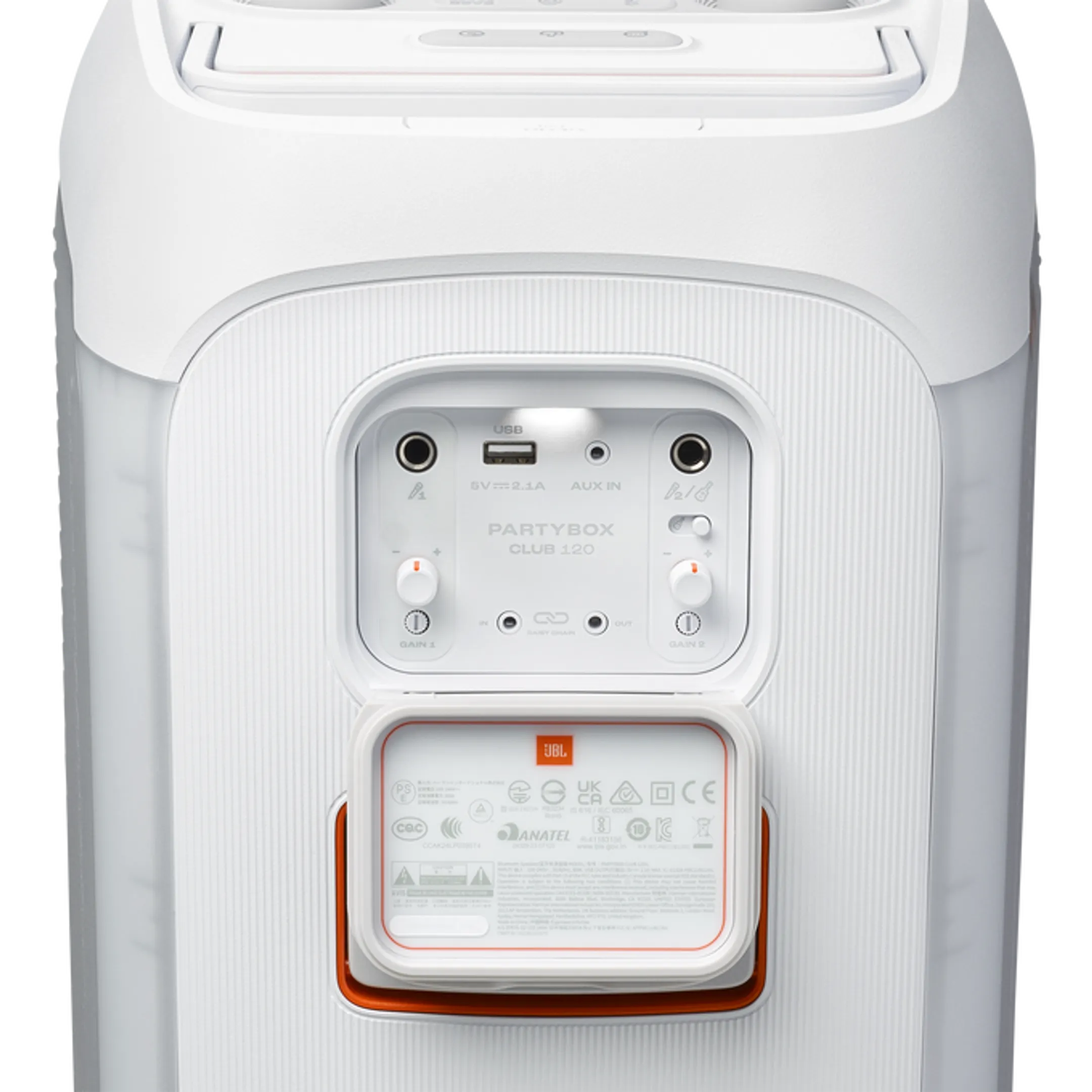 JBL Enceinte Bluetooth Partybox Club 120 - Blanc image