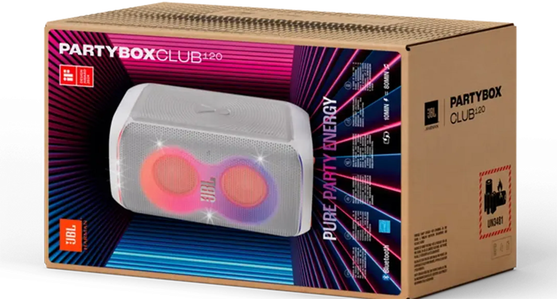JBL Enceinte Bluetooth Partybox Club 120 - Blanc image