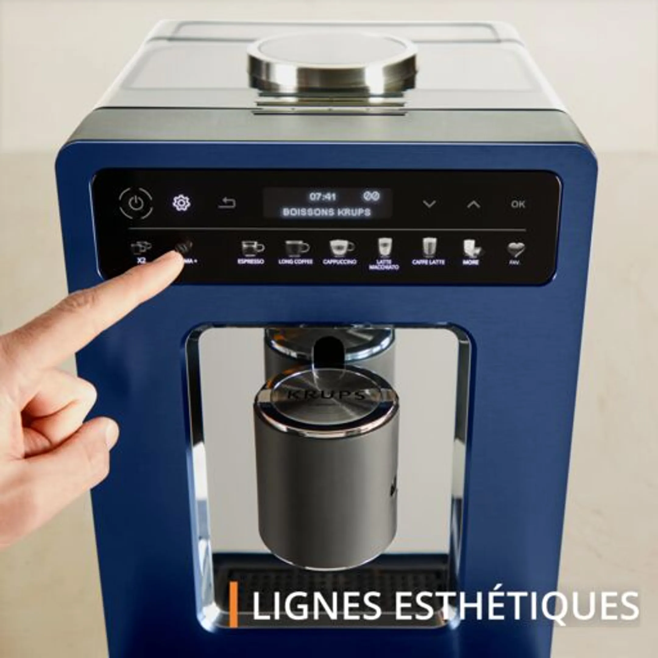 Krups Machine à Expresso automatique Evidence Wilmotte EA89W410 image