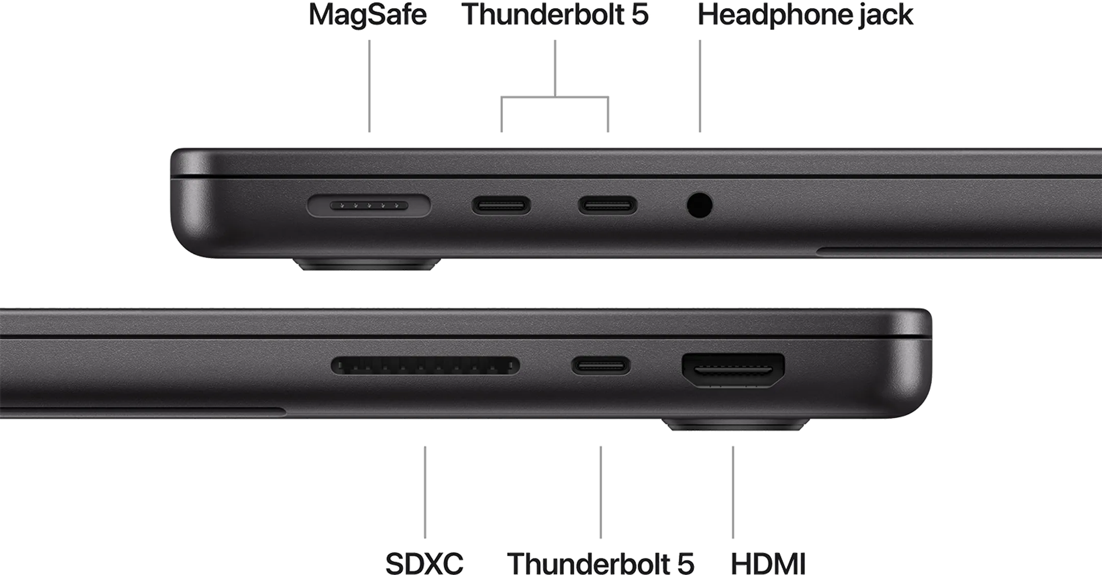 Apple MacBook Pro 14" M4 Max (14-core CPU & 32-core GPU) 1 To - 36 Go Noir sidéral image