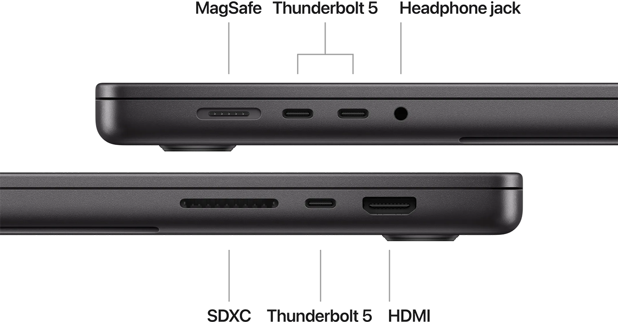 Apple MacBook Pro 16" M4 Pro (14-core CPU & 20-core GPU) 512 GB - 24 GB Spacezwart image