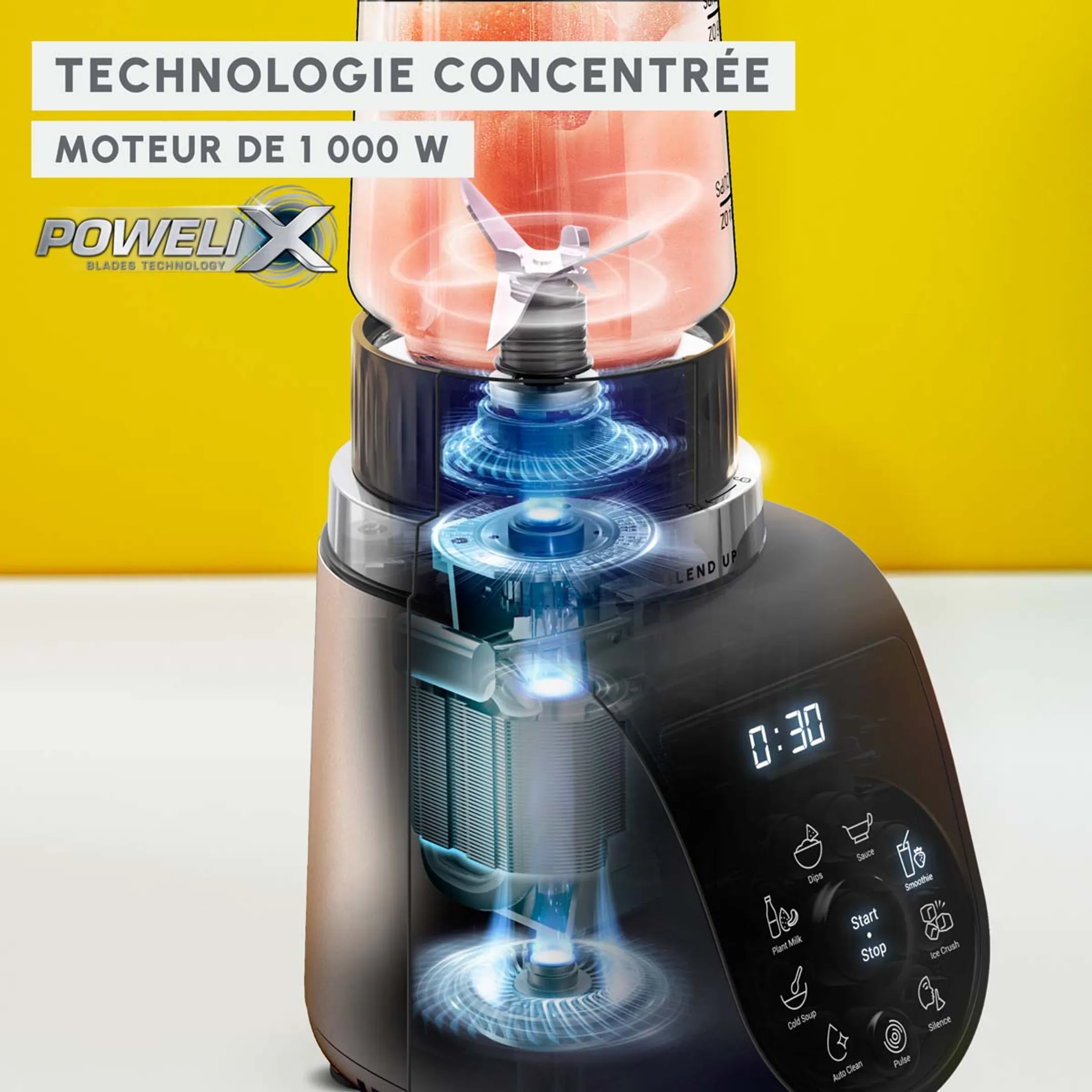 Moulinex Blender Blend Up LM190AFO image