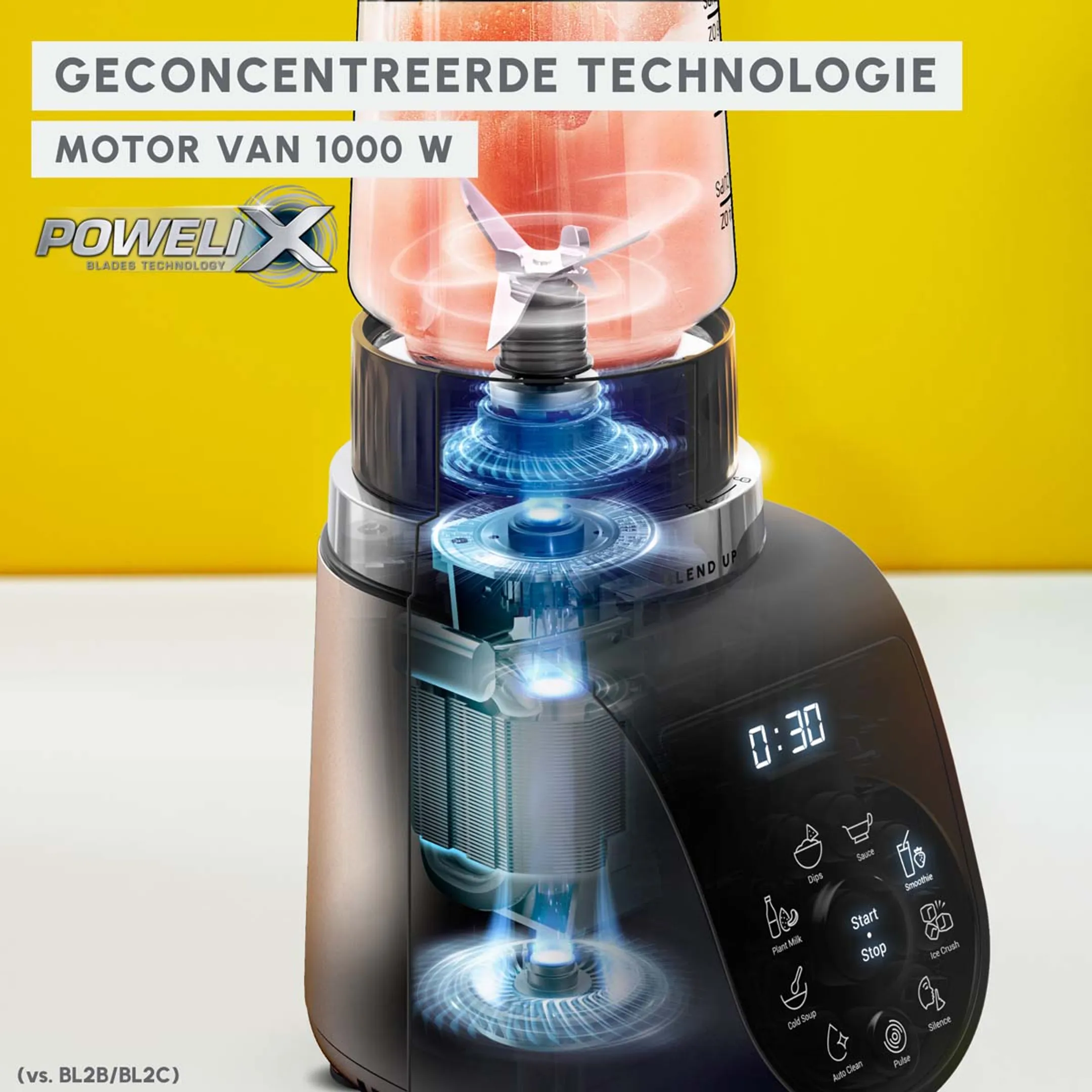 Moulinex Blender Blend Up LM190AFO image