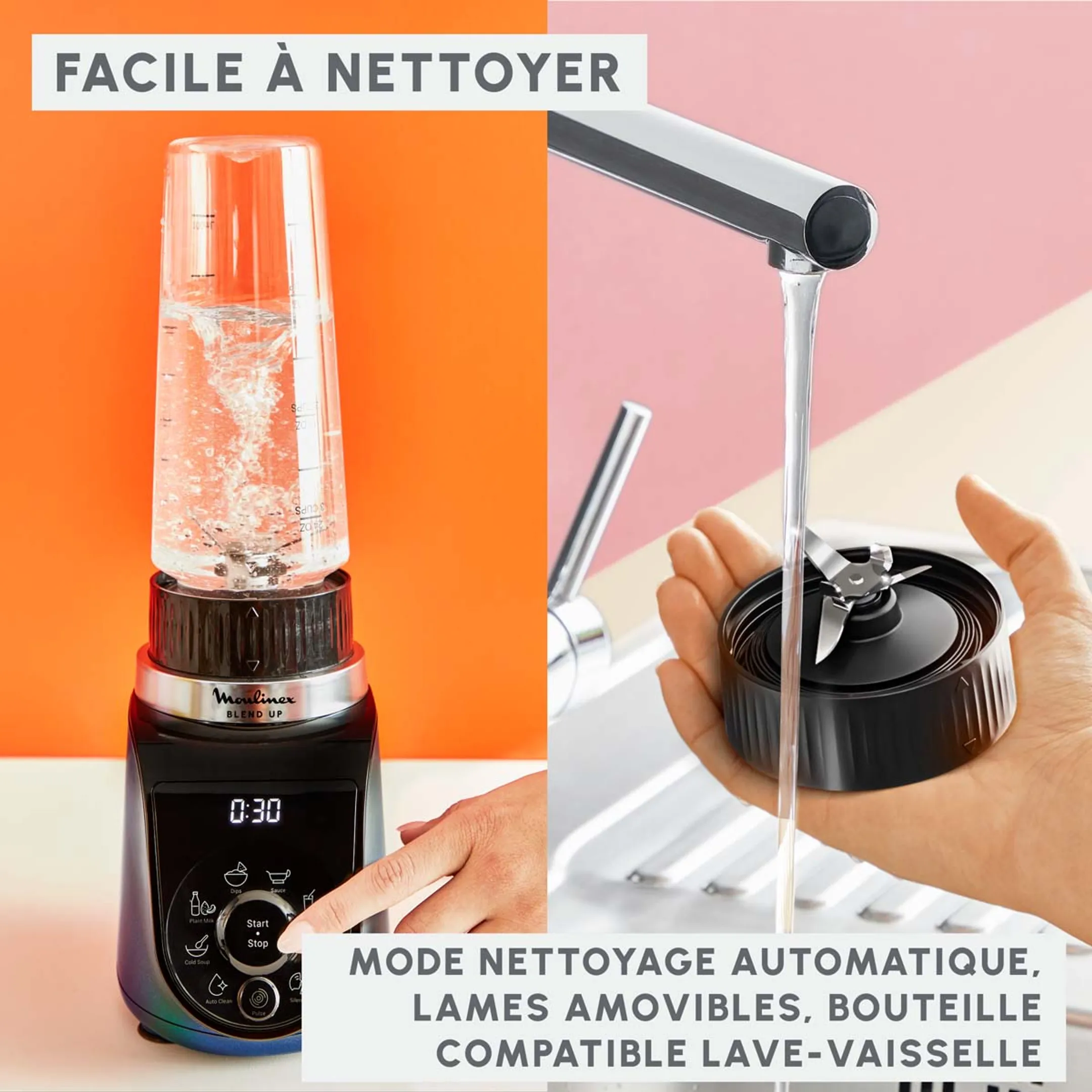 Moulinex Blender Blend Up LM190AFO image