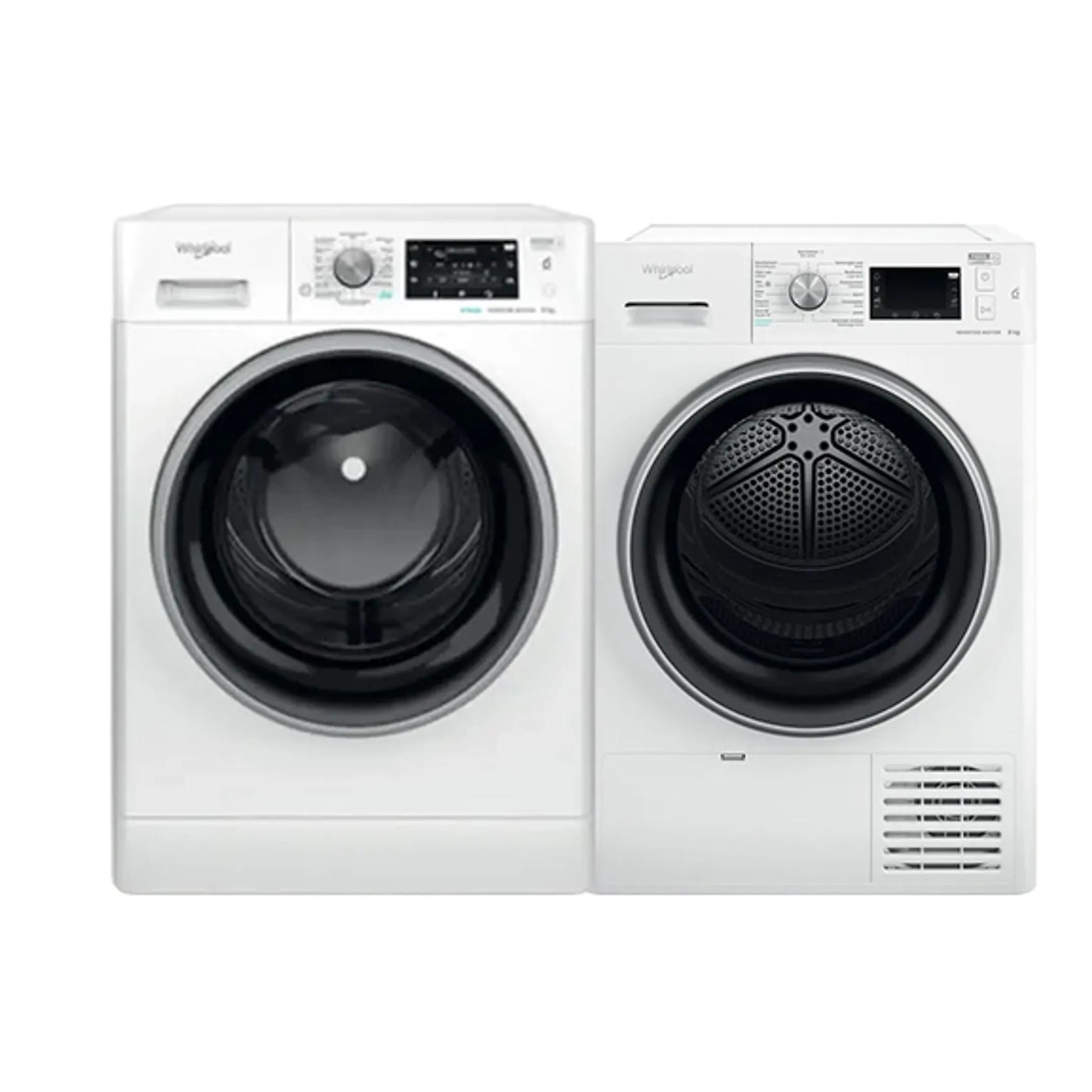 Bundle - Machine à laver FFD 8489E BSV BE + Sèche-linge FFT M11 82B BE R