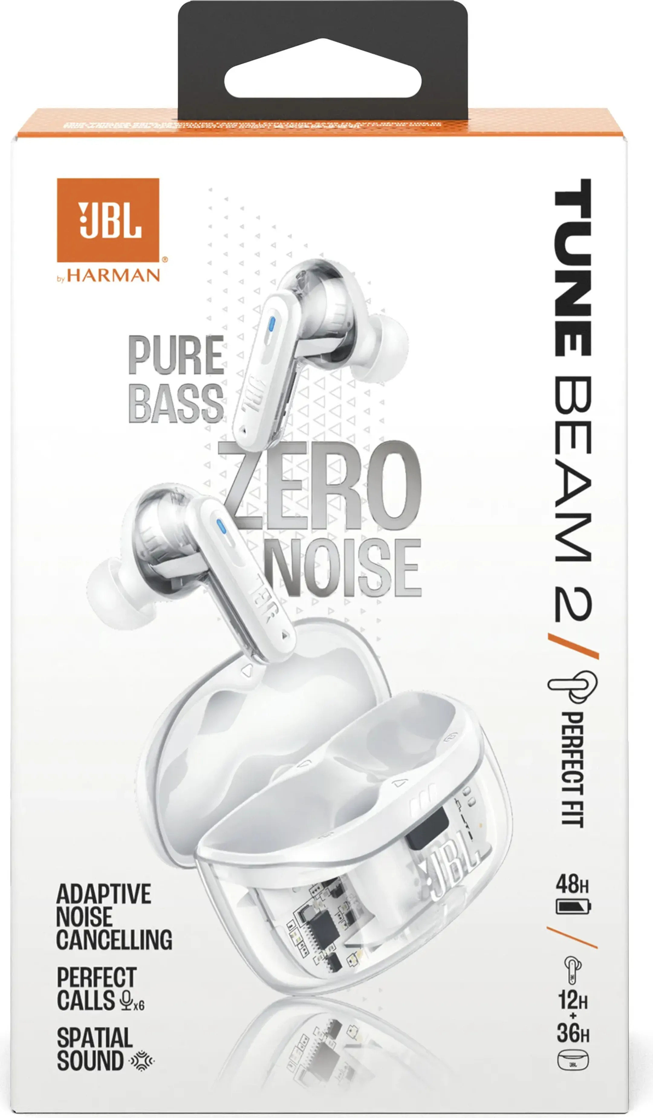 JBL Tune Beam 2 Ghost oortjes - Wit image