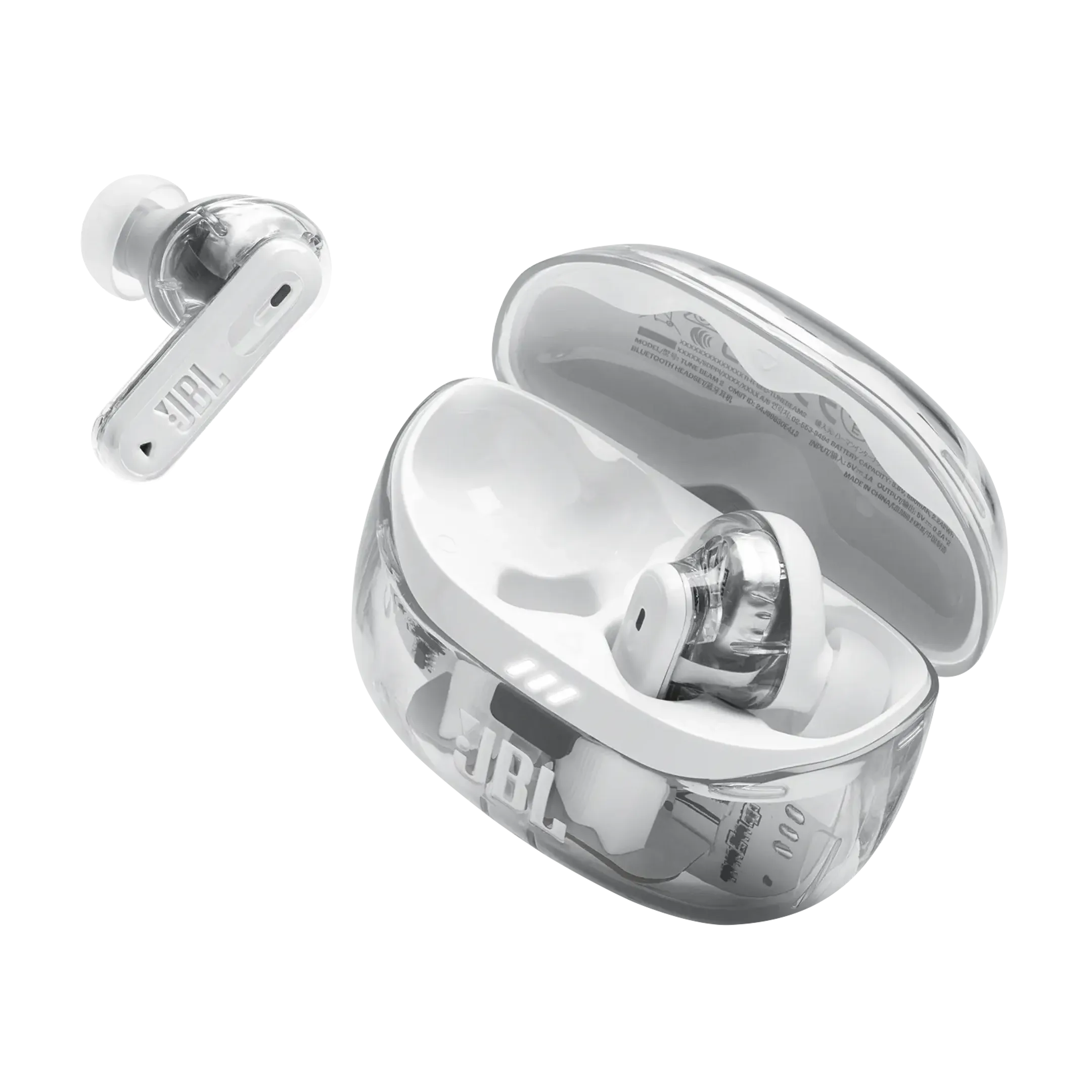 JBL Tune Beam 2 Ghost oortjes - Wit image