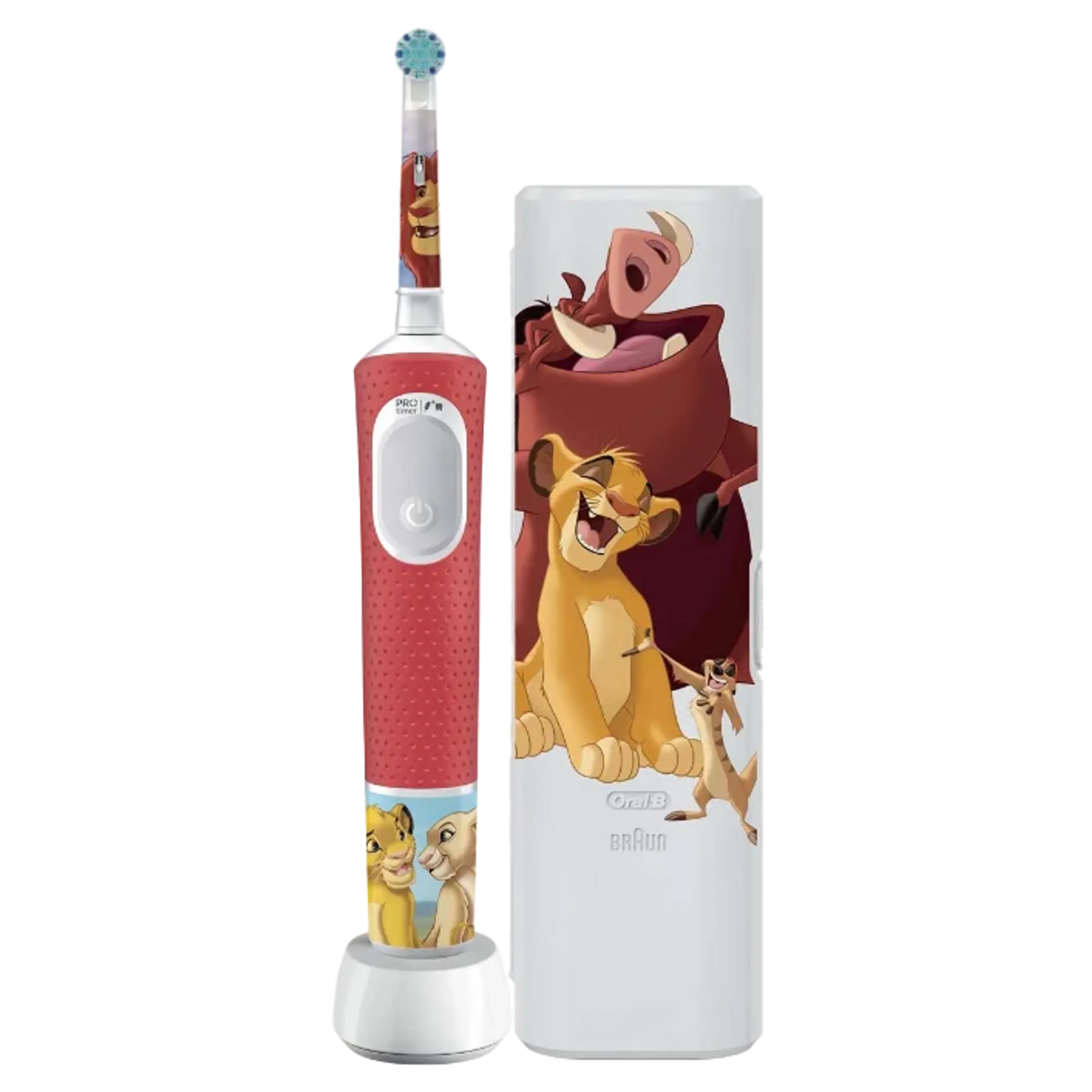 Brosse à dents électrique Vitality Pro Kids Lion King + étui de voyage