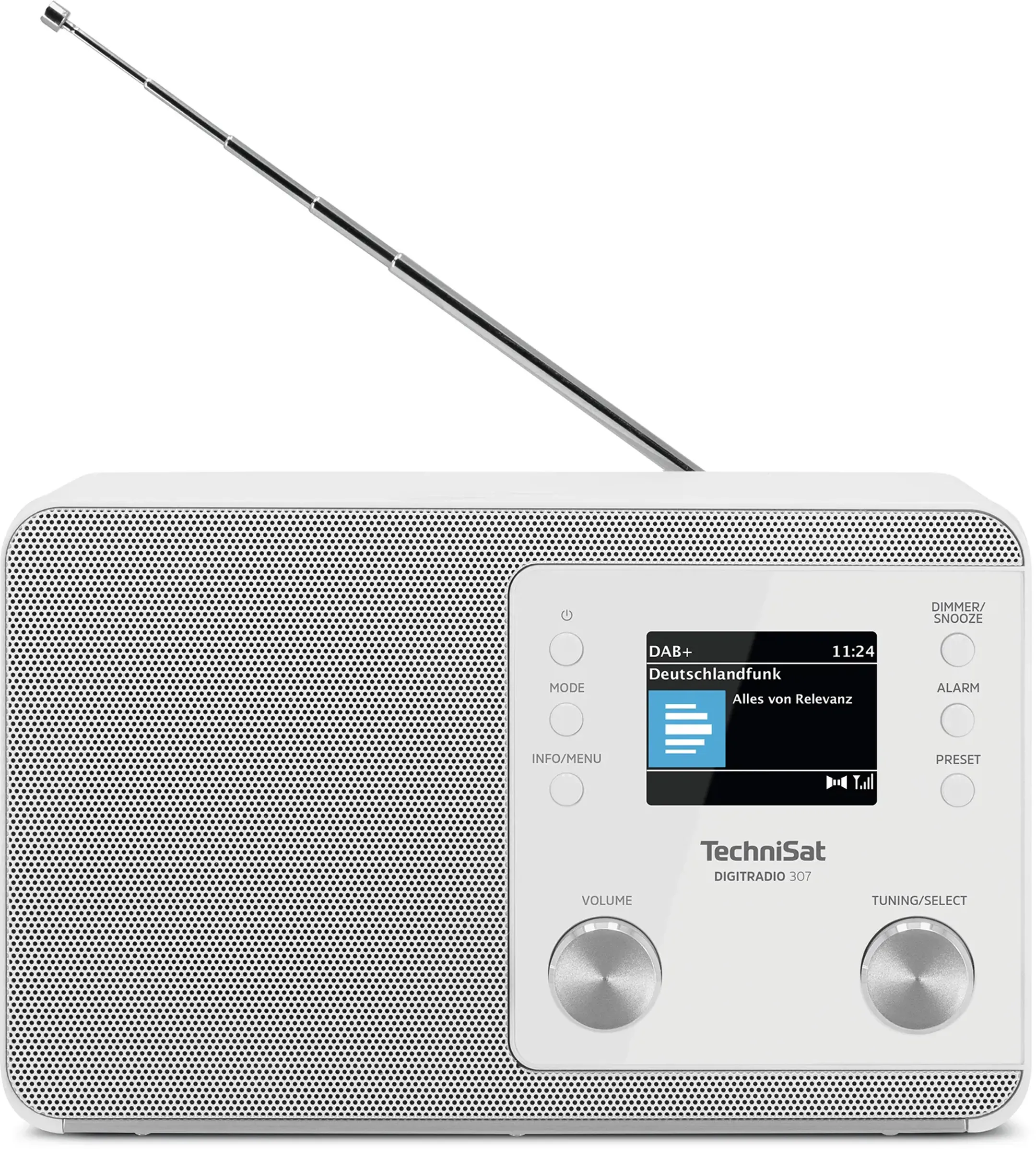 Technisat DAB+ Radio DigitRadio 307 BT - Zilver image