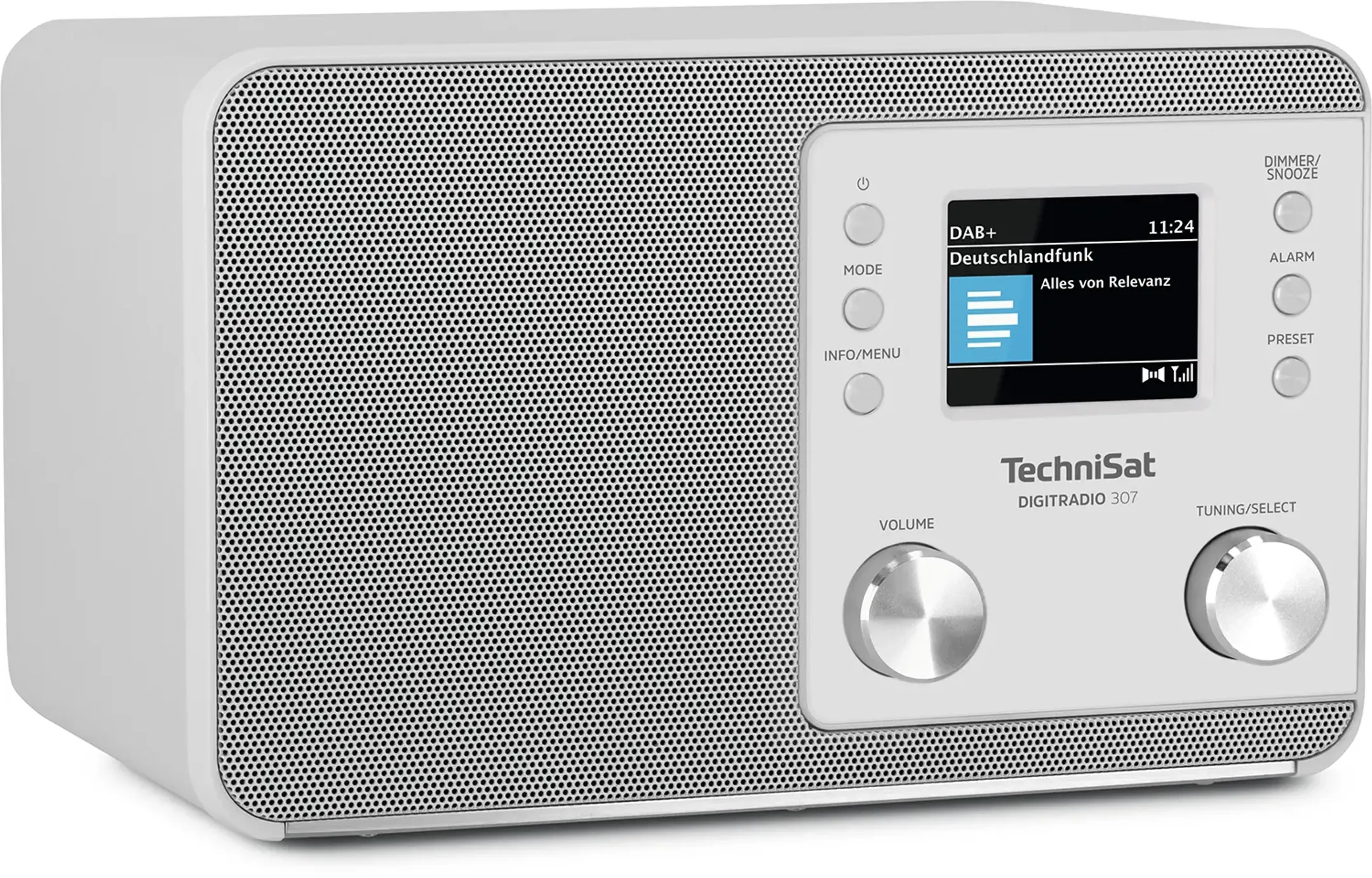 Technisat DAB+ Radio DigitRadio 307 BT - Zilver image
