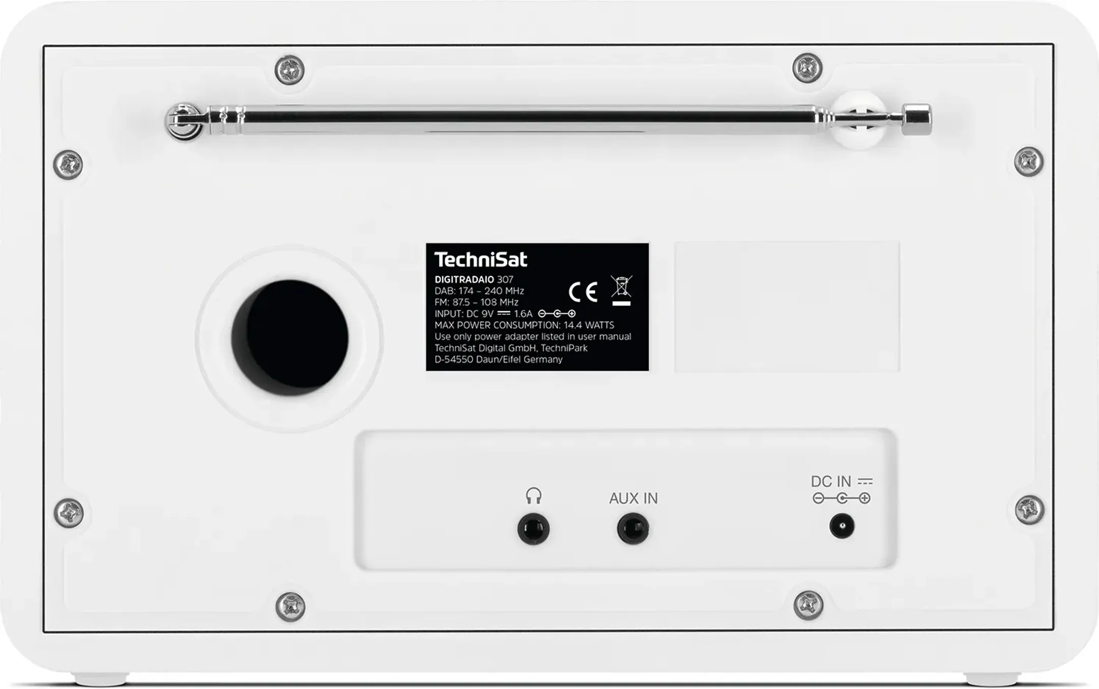Technisat DAB+ Radio DigitRadio 307 BT - Zilver image