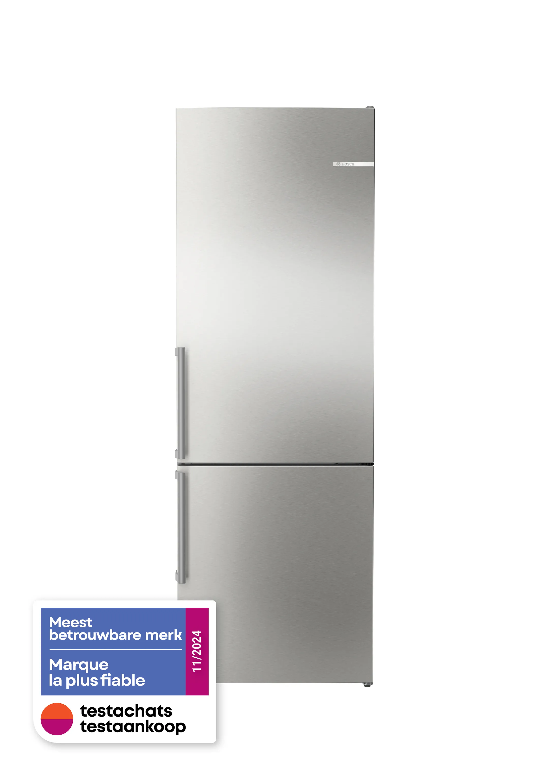 Bosch Koelkast met diepvries KGN49VICT Serie 4 Total No-frost 203 cm image