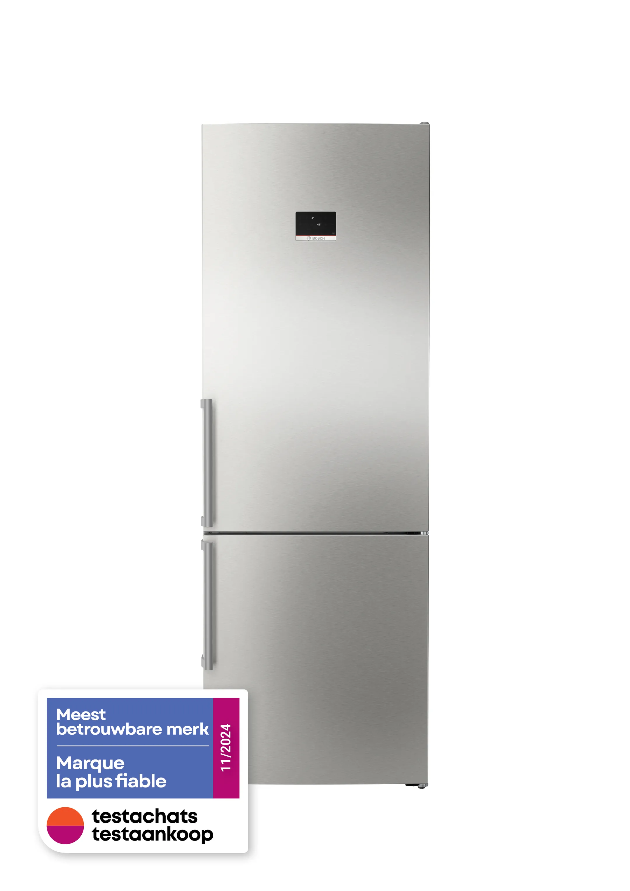 Bosch Combi frigo congélateur KGN49AIBT Serie 6 Total No-frost 203 cm image