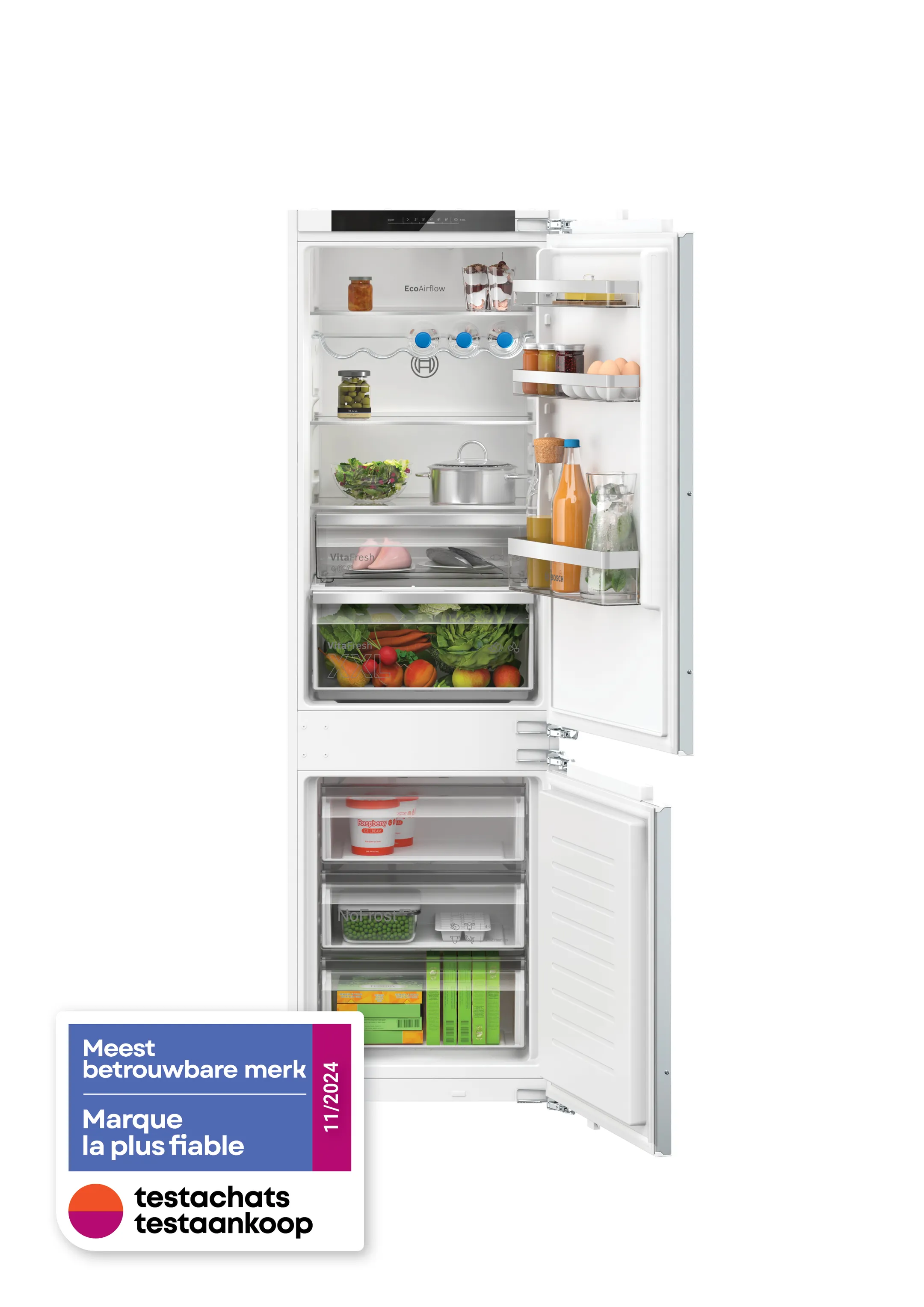 Bosch Combi frigo congélateur KIN86VFE0 NoFrost image