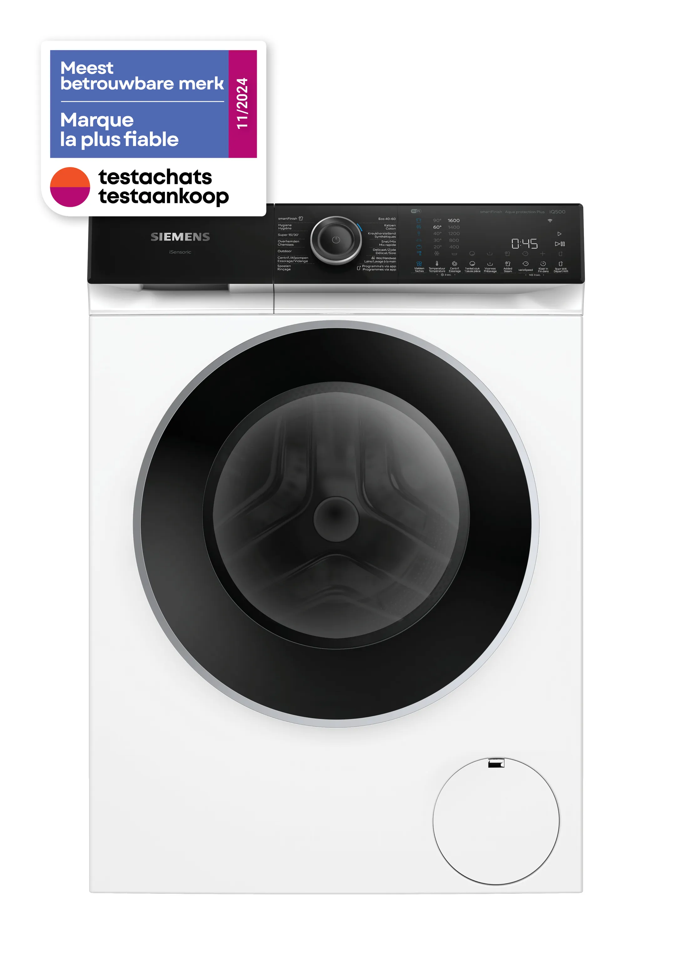 Siemens Wasmachine WG56H206FG iQ500 Home Connect 10 kg image