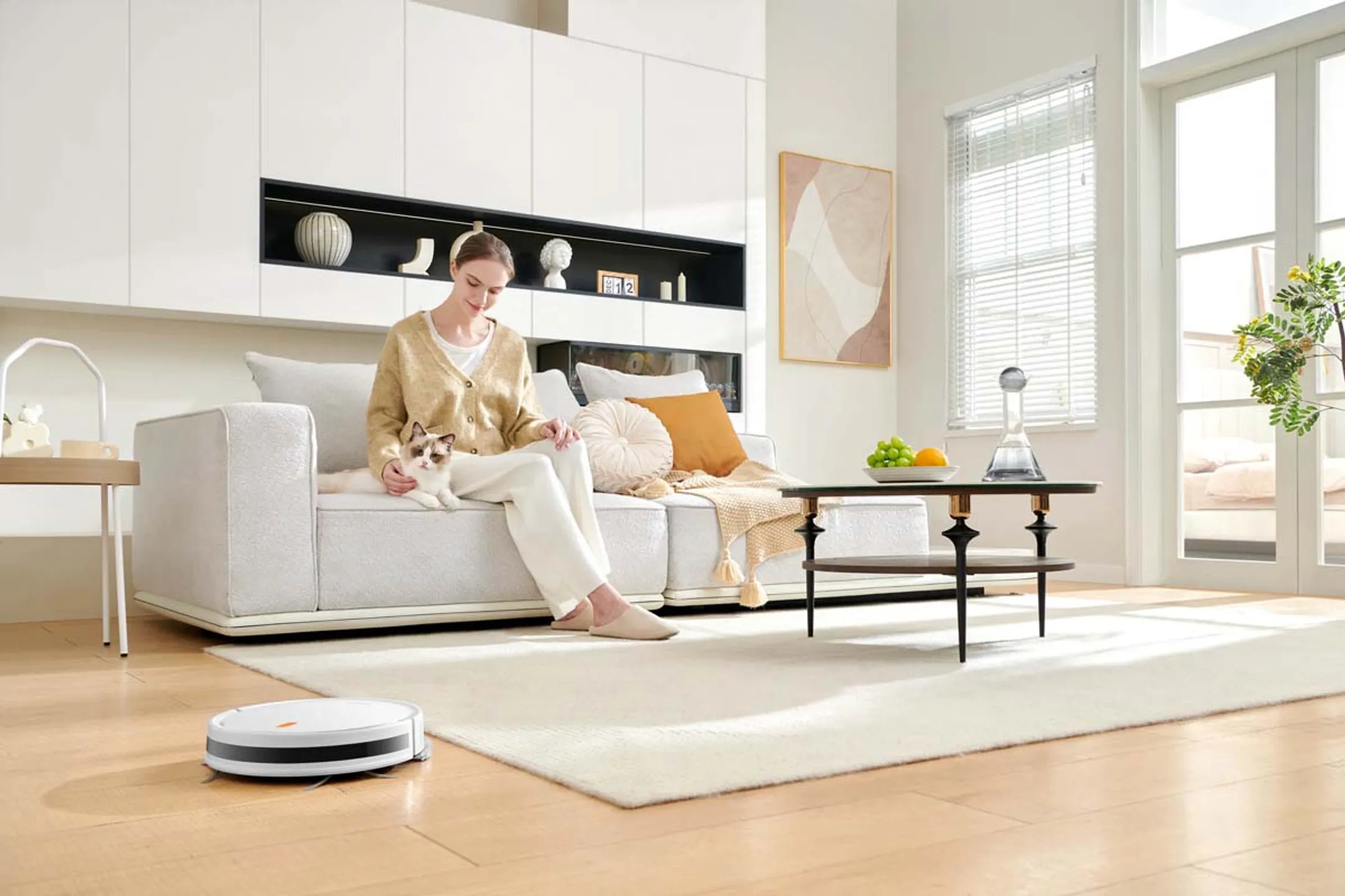 Xiaomi Aspirateur robot 2en1 E5 Blanc image
