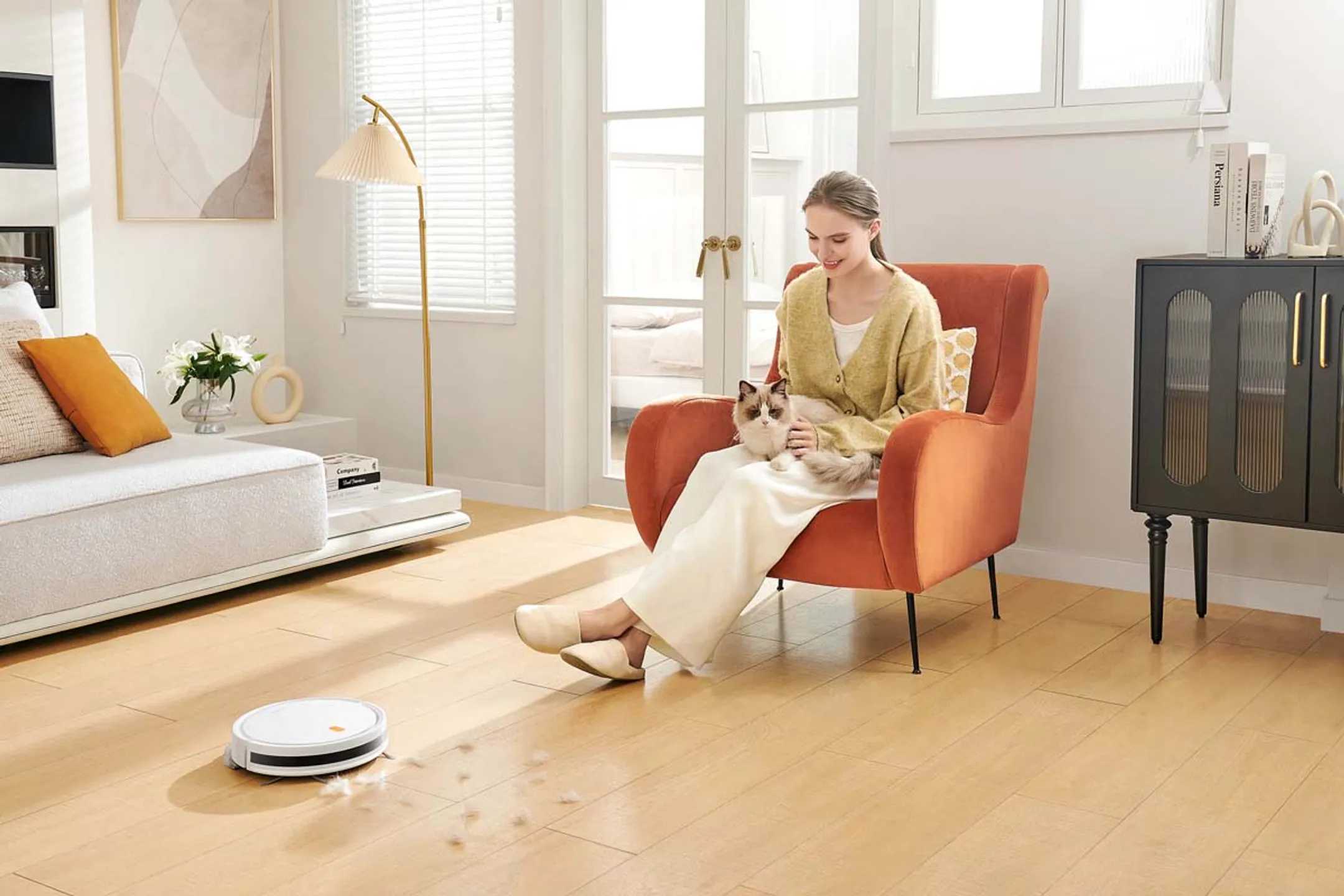 Xiaomi Aspirateur robot 2en1 E5 Blanc image