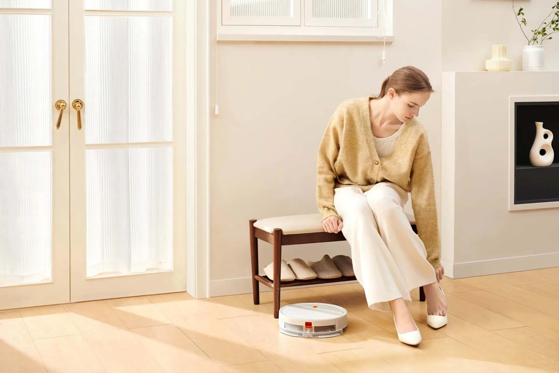 Xiaomi Aspirateur robot 2en1 E5 Blanc image