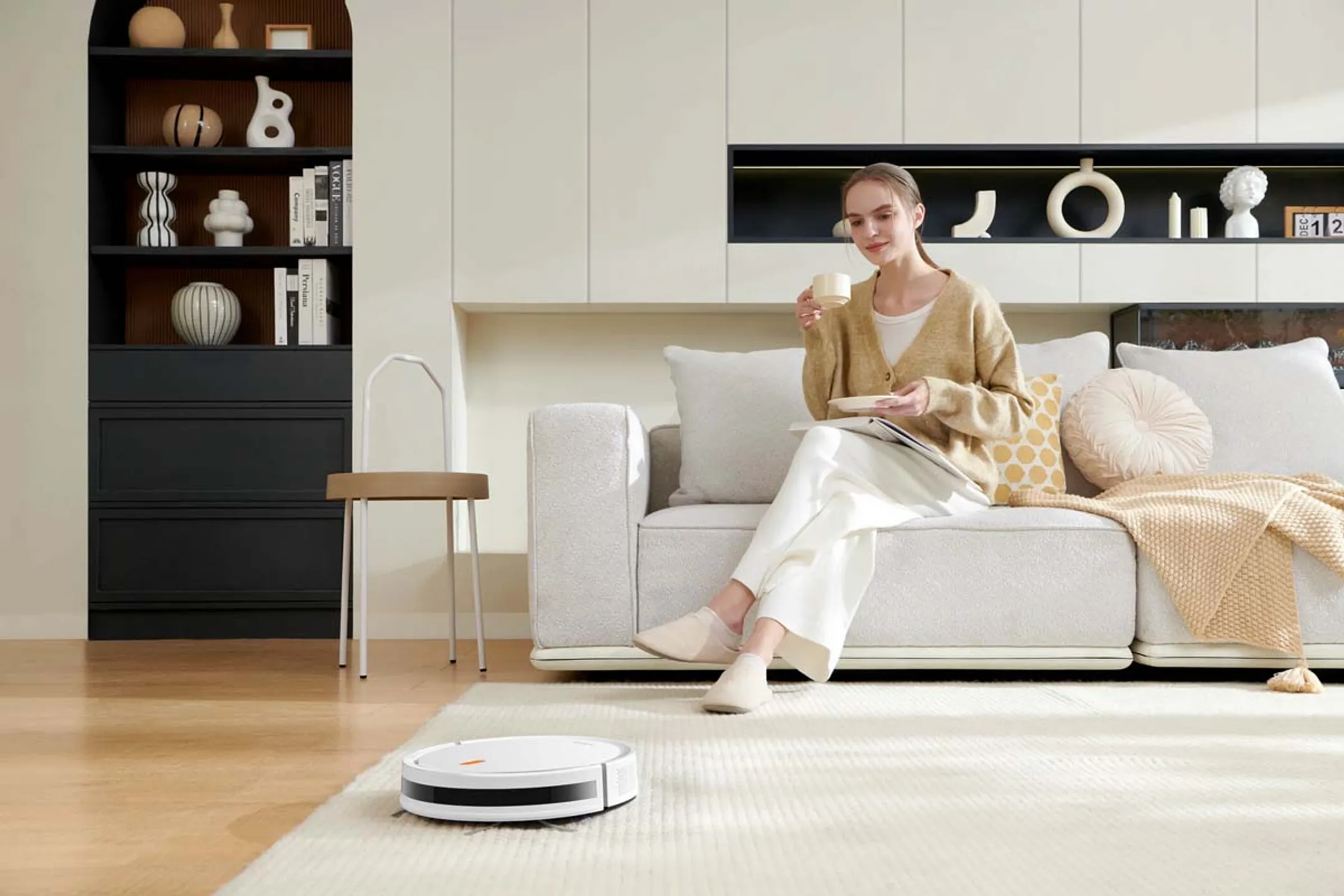 Xiaomi Aspirateur robot 2en1 E5 Blanc image