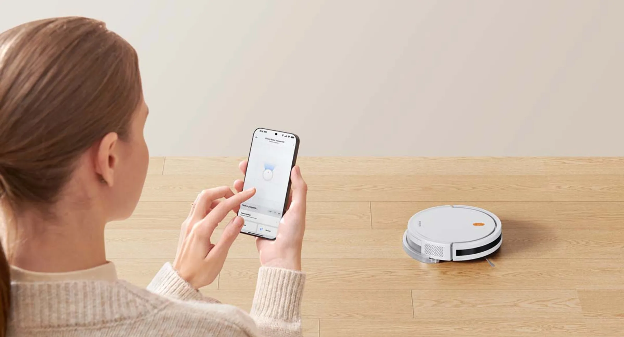 Xiaomi Aspirateur robot 2en1 E5 Blanc image