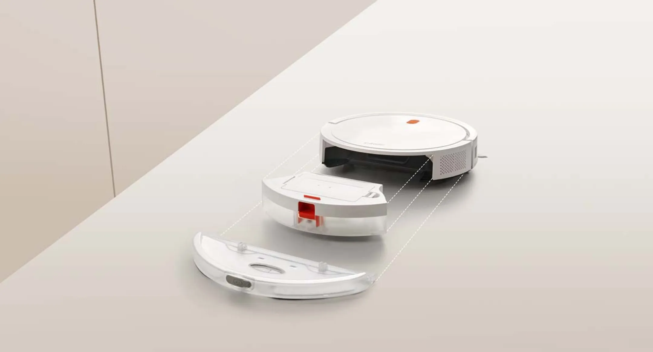 Xiaomi Aspirateur robot 2en1 E5 Blanc image