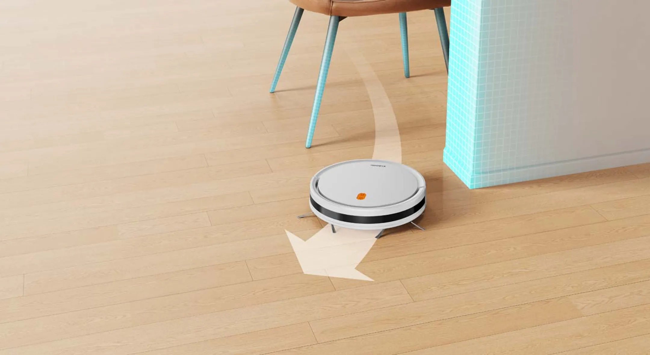 Xiaomi Aspirateur robot 2en1 E5 Blanc image