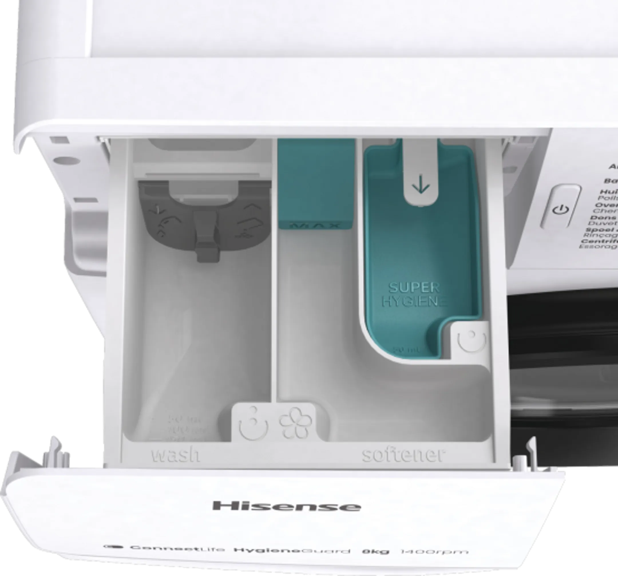 Hisense Wasmachine WF3V843BW/BLX image