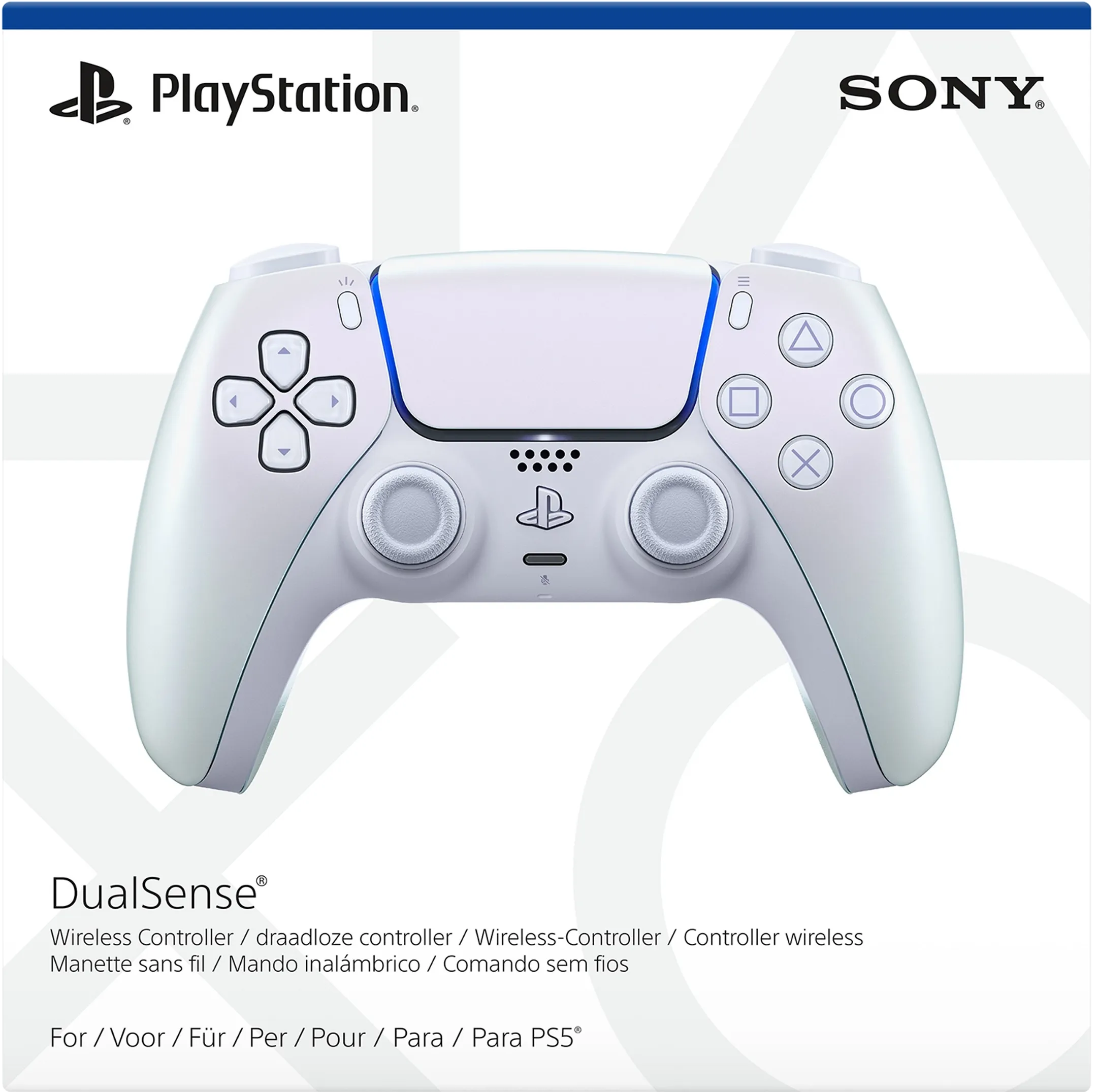 Sony PS5 DualSense draadloze controller - Chroma Pearl image