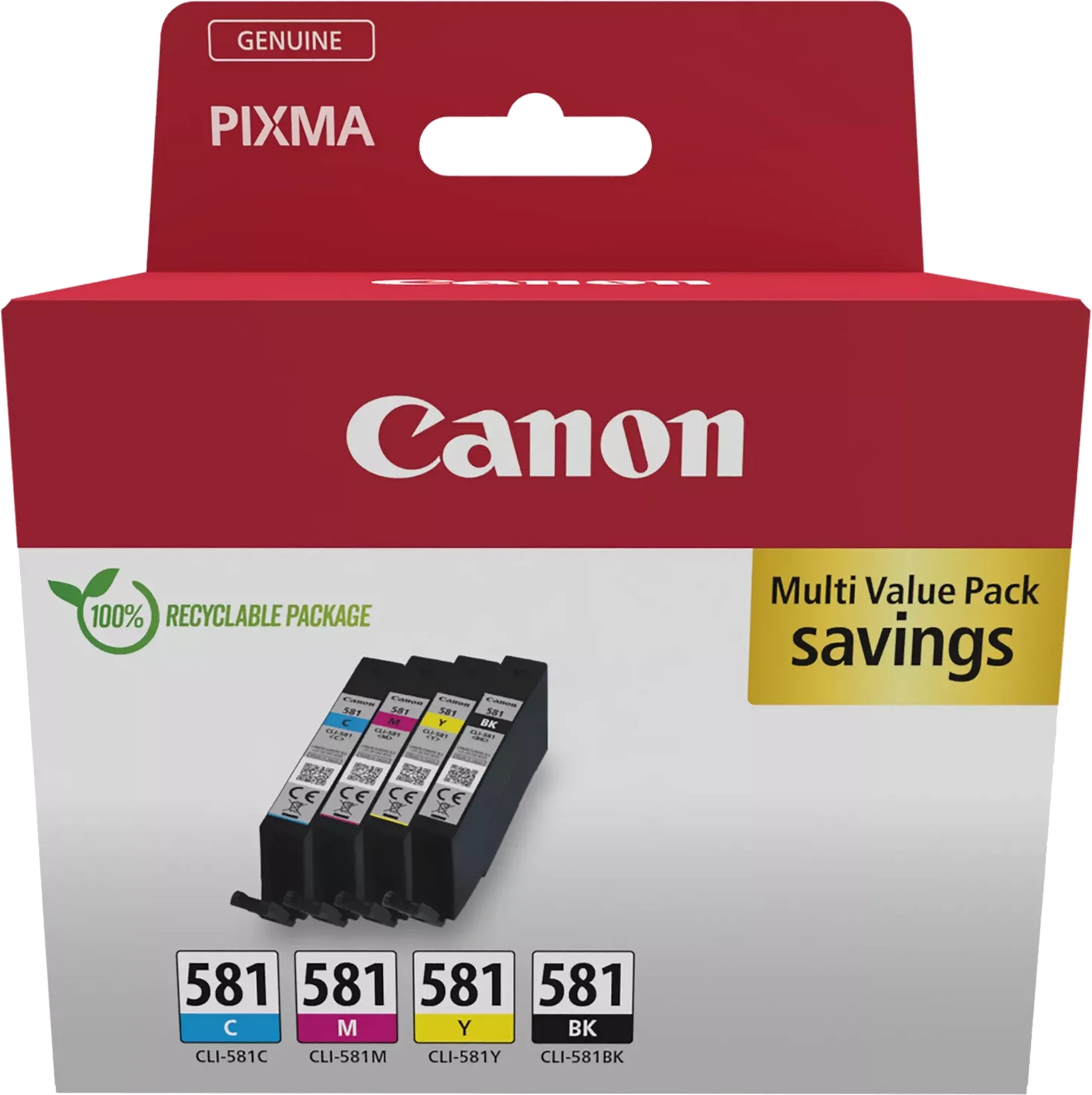 CLI-581 Multipack - 4 kleuren