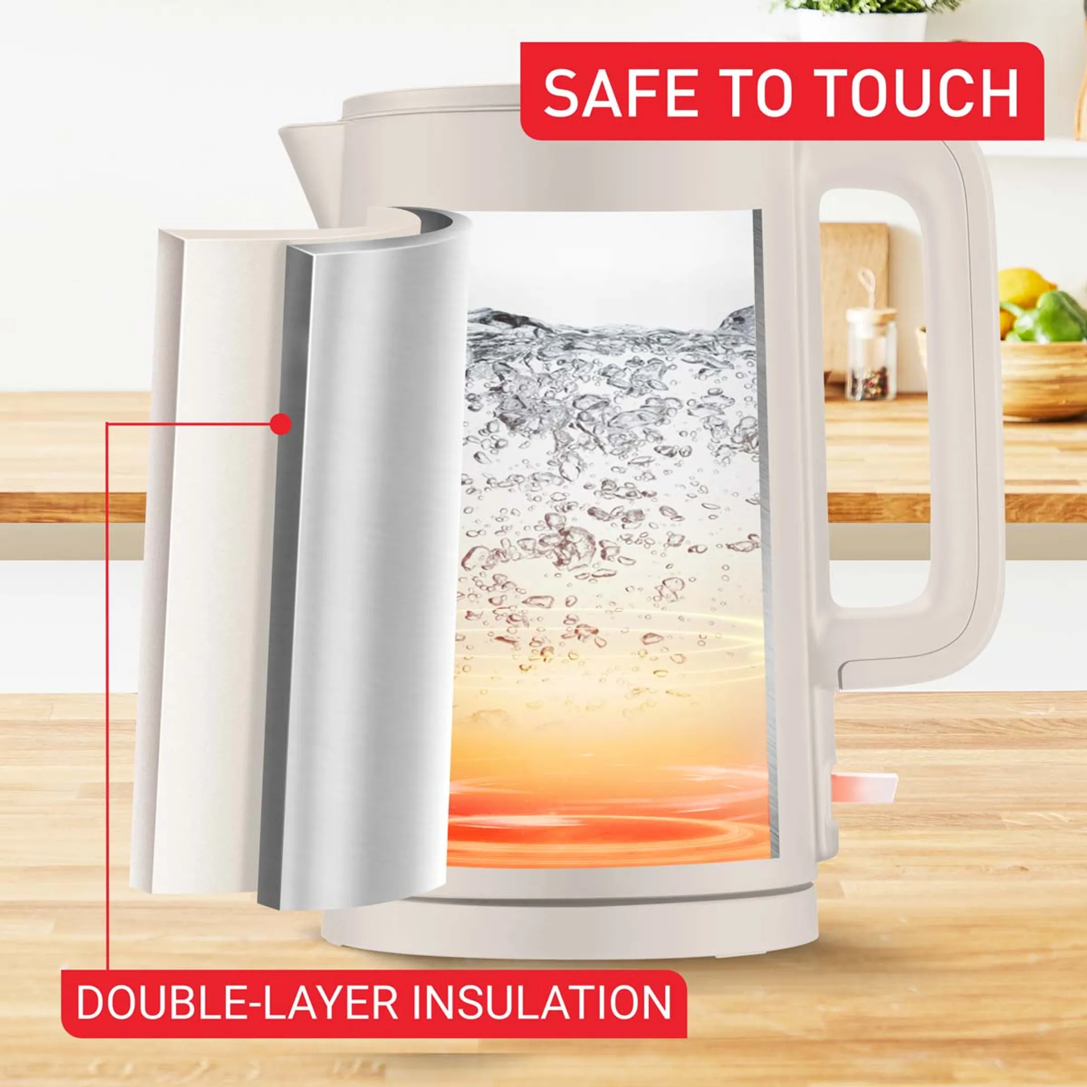 Tefal Bouilloire Thermo Protect KO140BEO image