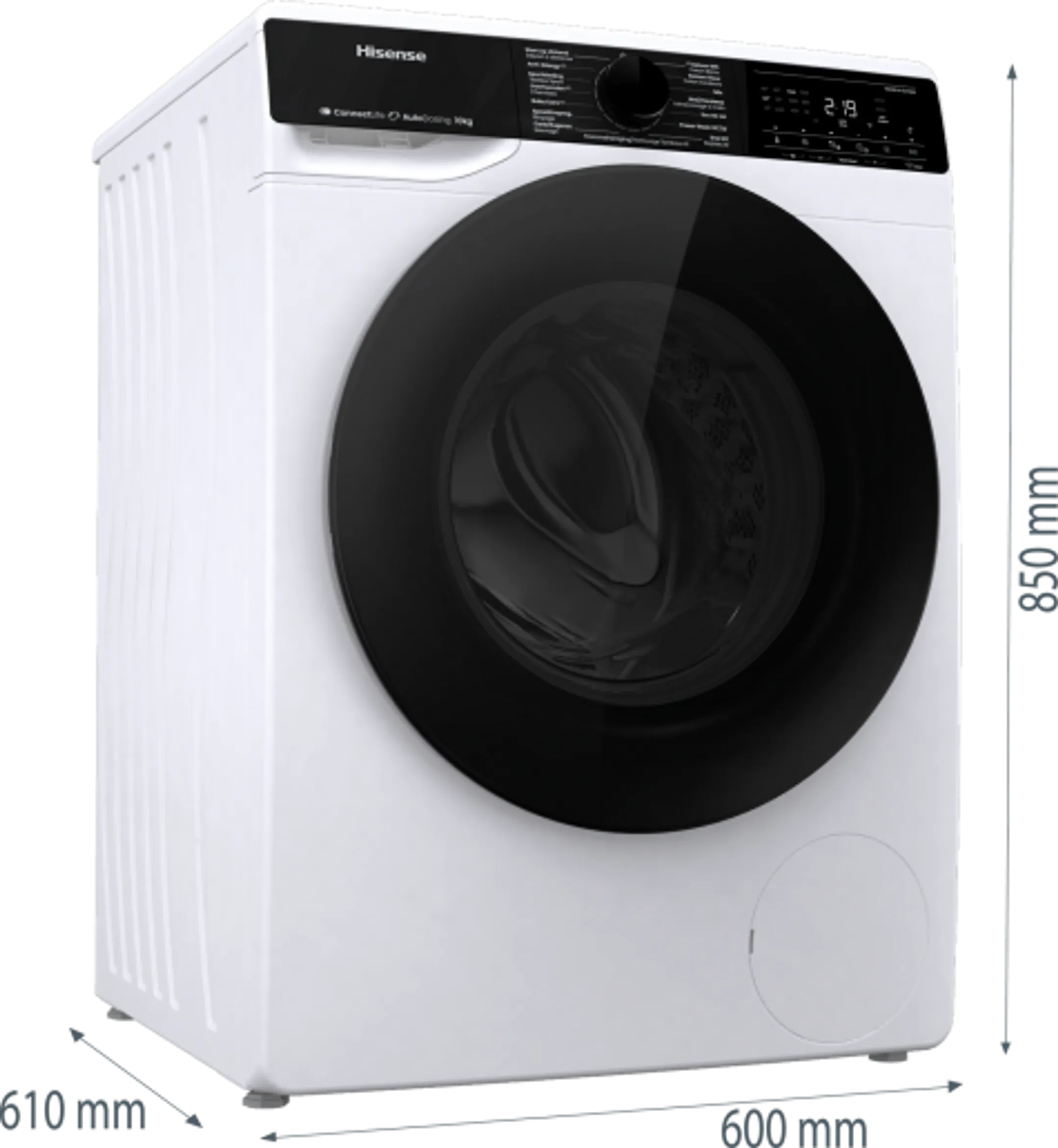 Hisense Machine à laver WF5V144BW/BLX image