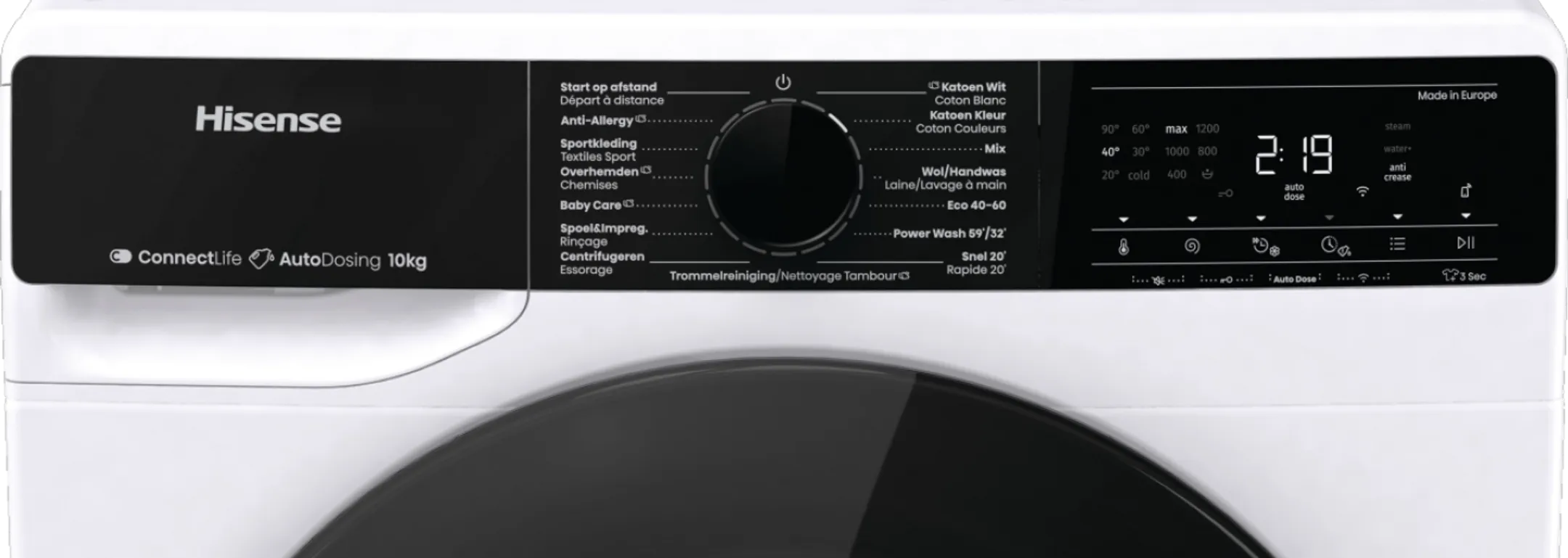 Hisense Machine à laver WF5V144BW/BLX image