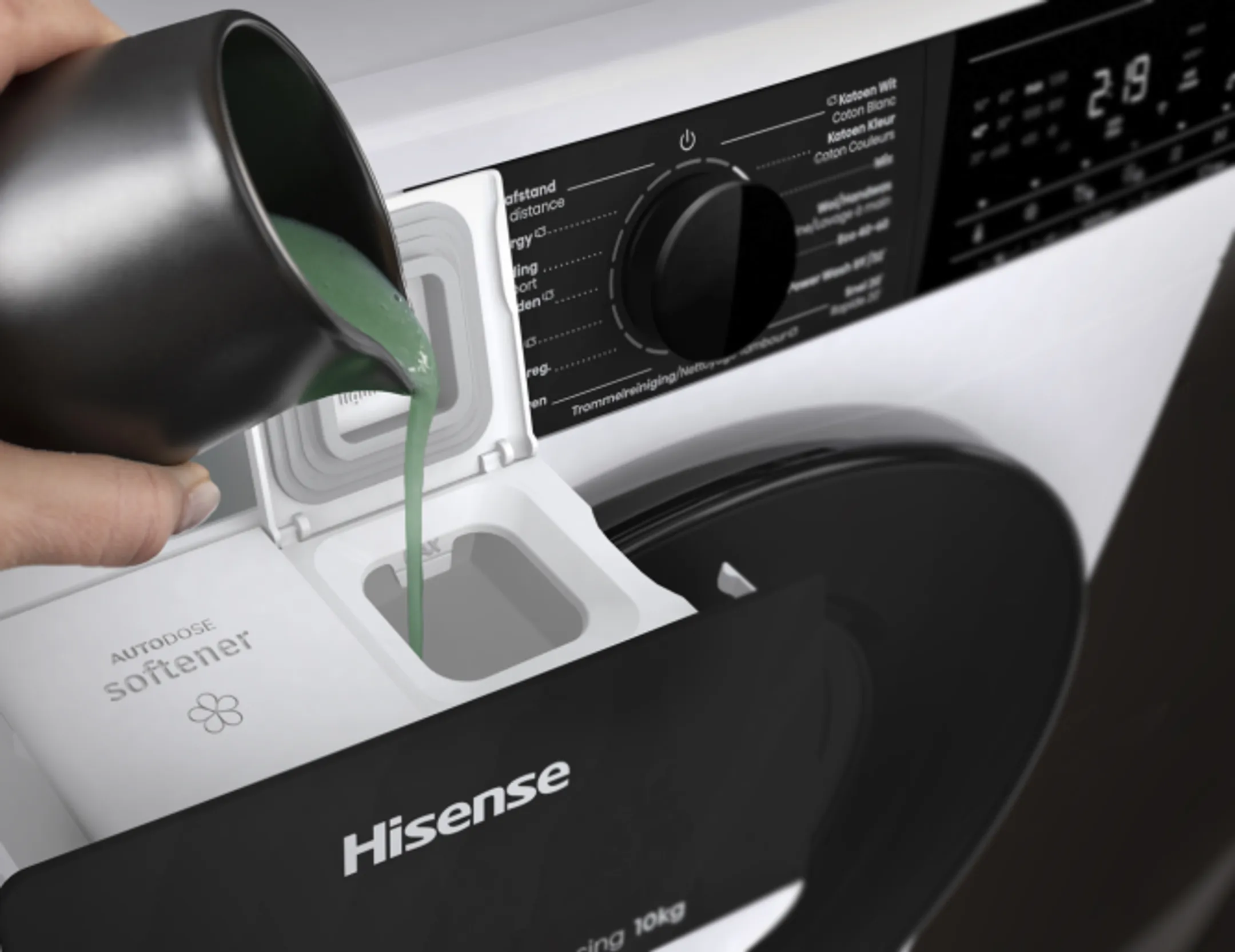 Hisense Machine à laver WF5V144BW/BLX image