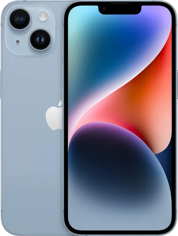 iPhone 14 128 GB - Blauw - Refurbished Grade A+