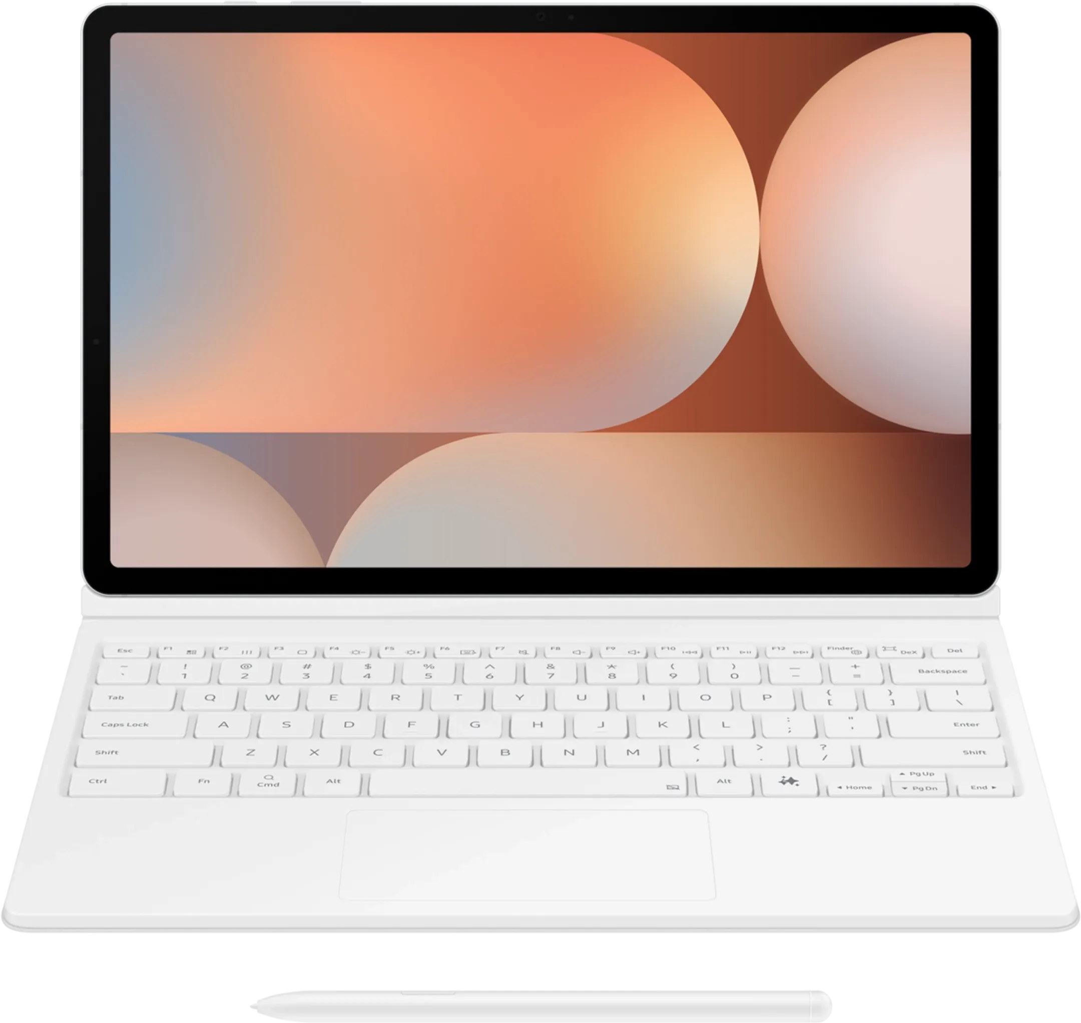 Galaxy Tab S10+/S9+/S9 FE+ AI Book Cover Keyboard AZERTY - Blanc