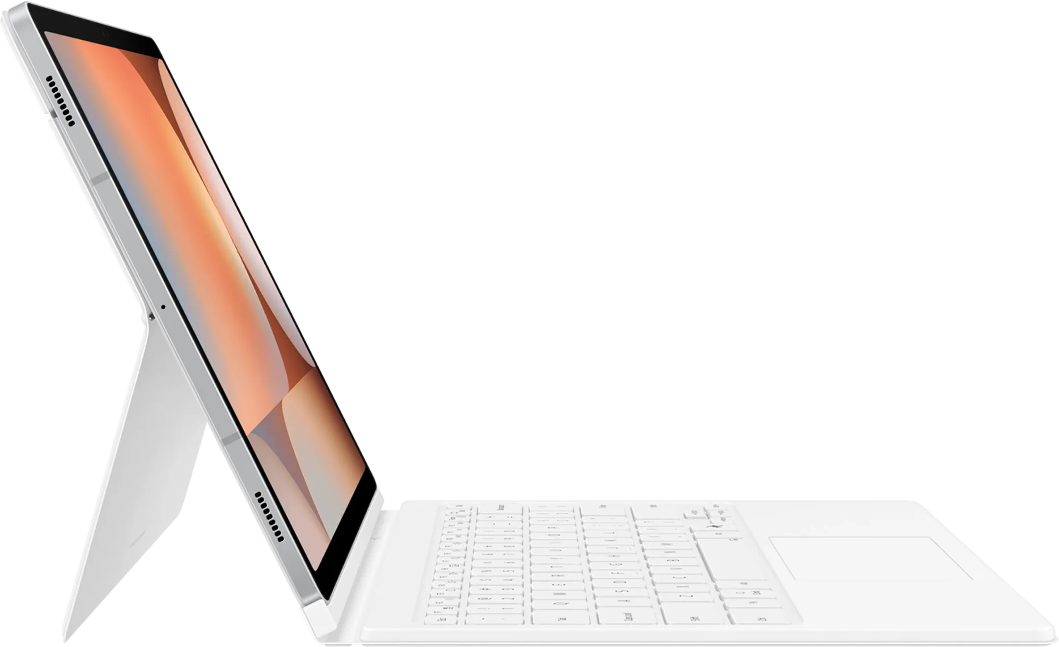 Samsung Galaxy Tab S10+/S9+/S9 FE+ AI Book Cover Keyboard AZERTY - Blanc image