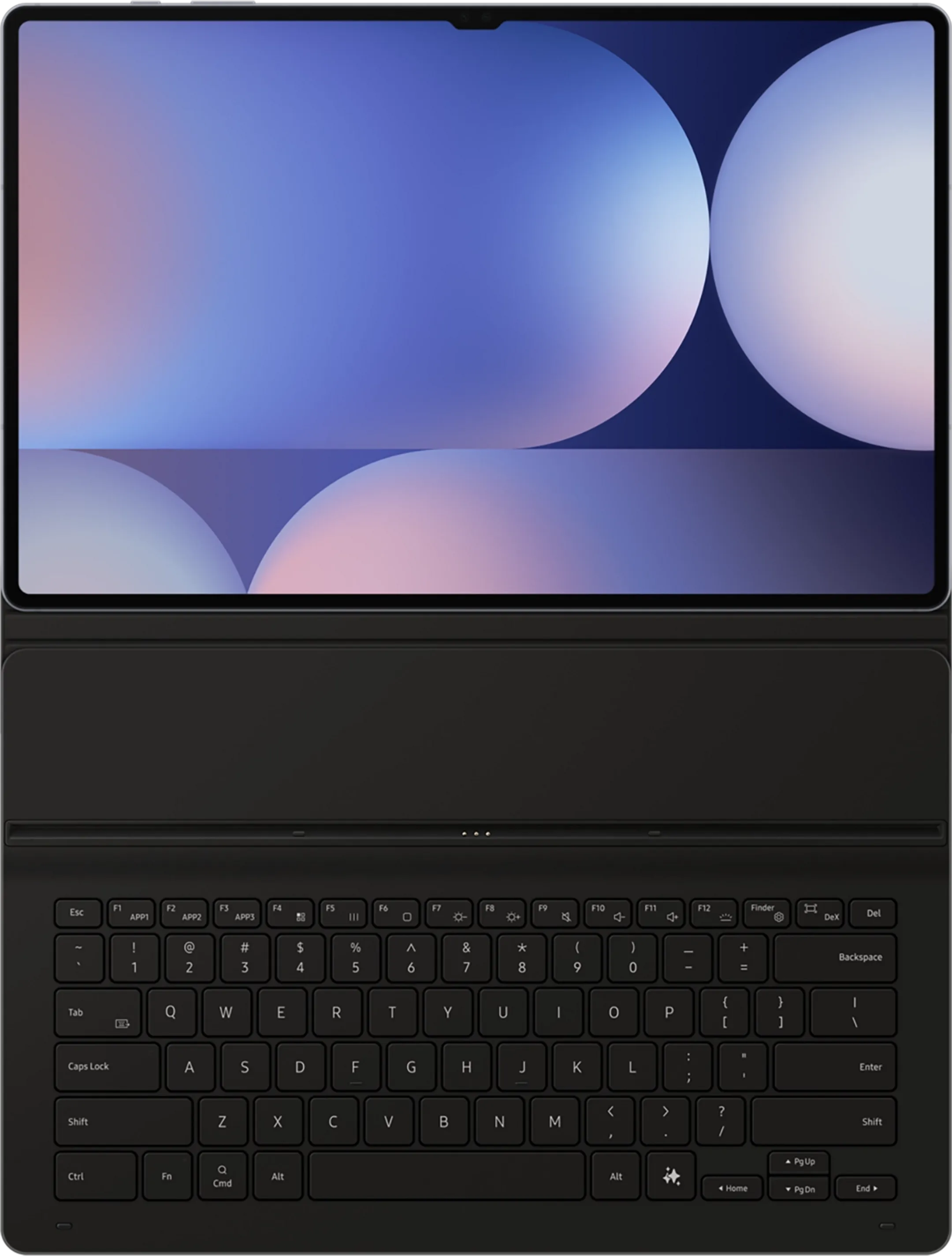 Samsung Galaxy Tab S10 Ultra/S9 Ultra AI Book Cover Keyboard Slim AZERTY image