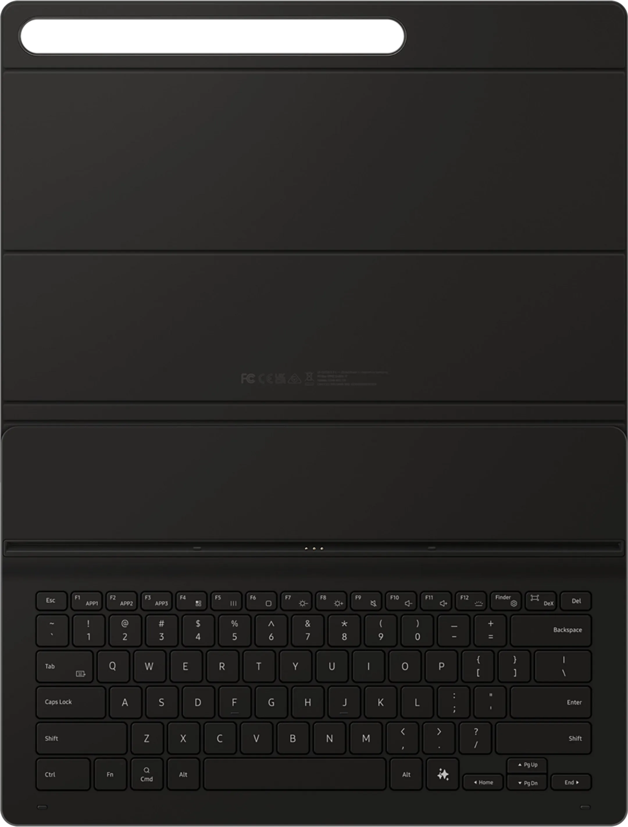 Galaxy Tab S10 Ultra/S9 Ultra AI Book Cover Keyboard Slim AZERTY