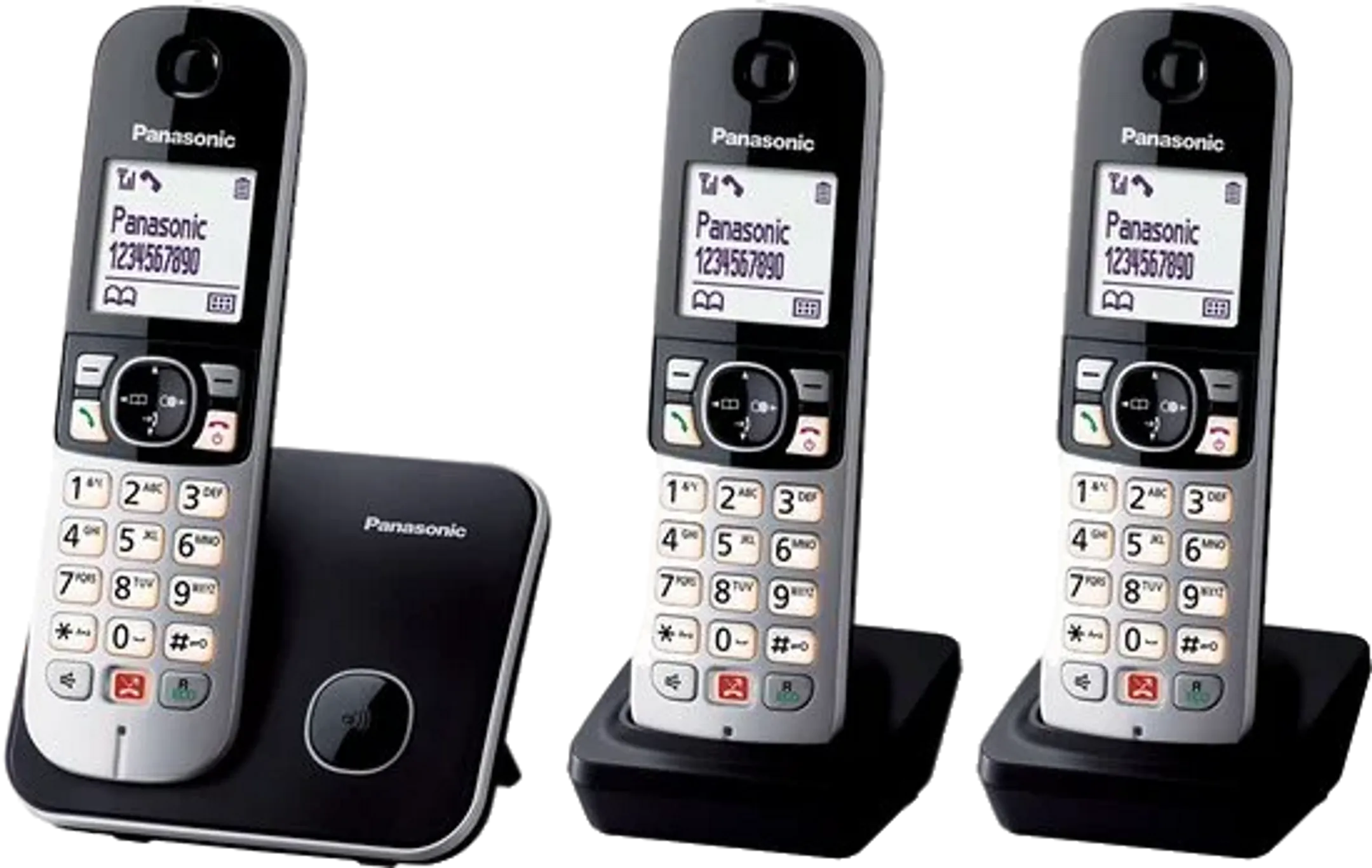 KX-TG6853 trio dect huistelefoon