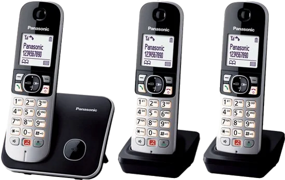 KX-TG6853 trio dect huistelefoon