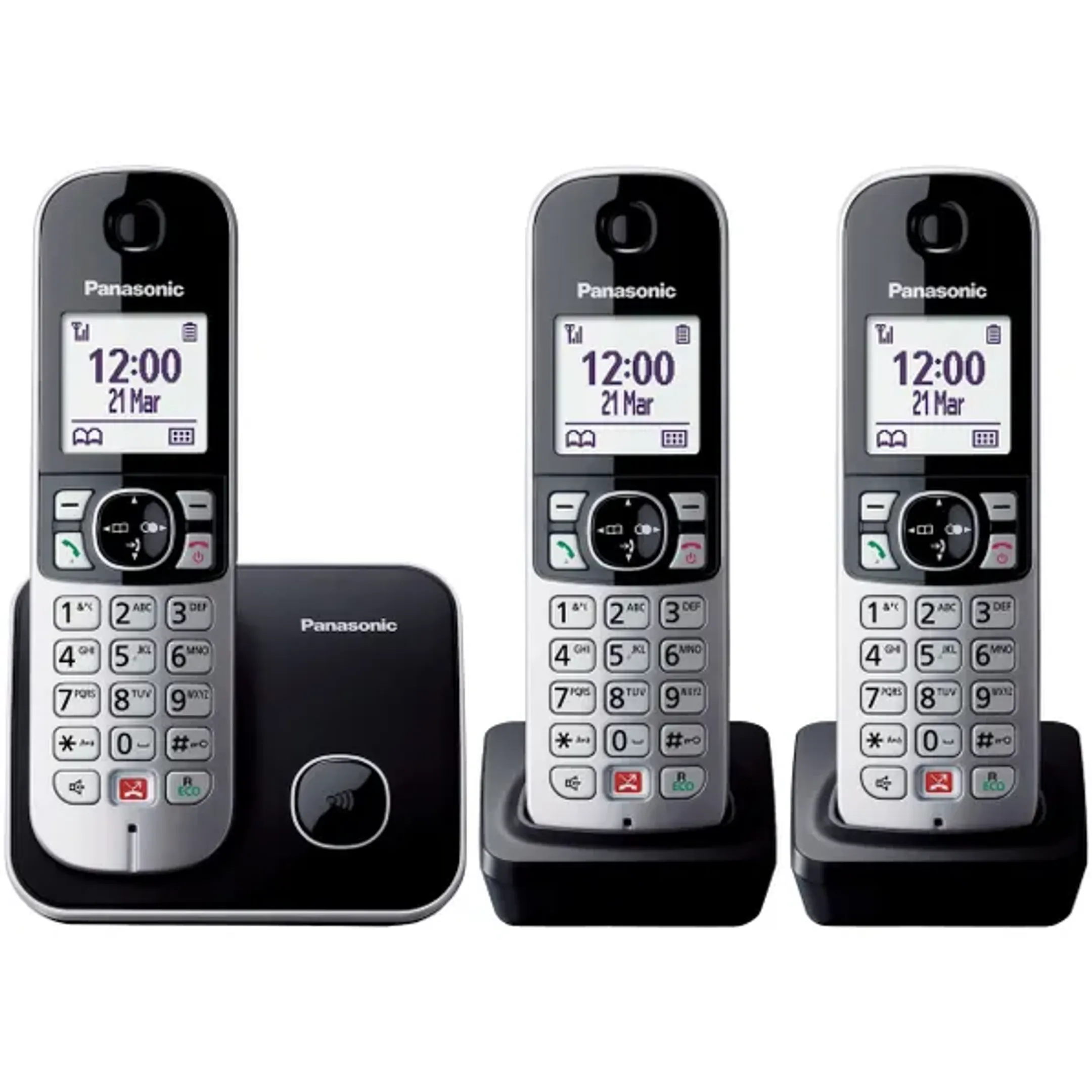 Panasonic KX-TG6853 trio dect huistelefoon image