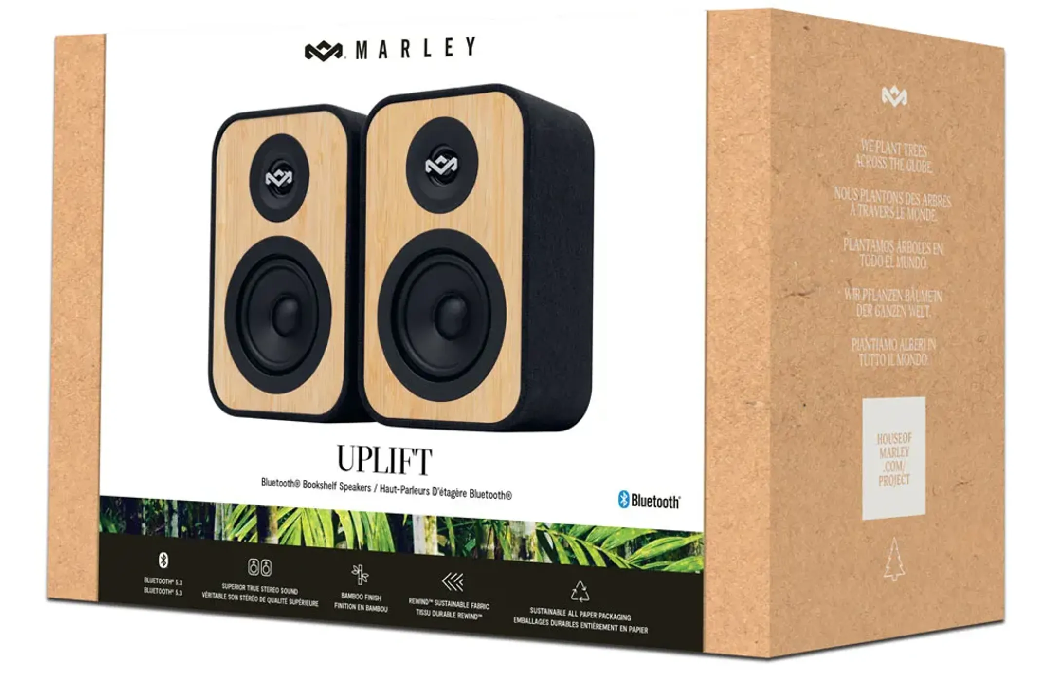 House Of Marley Bluetooth speaker Uplift Bookshelf image