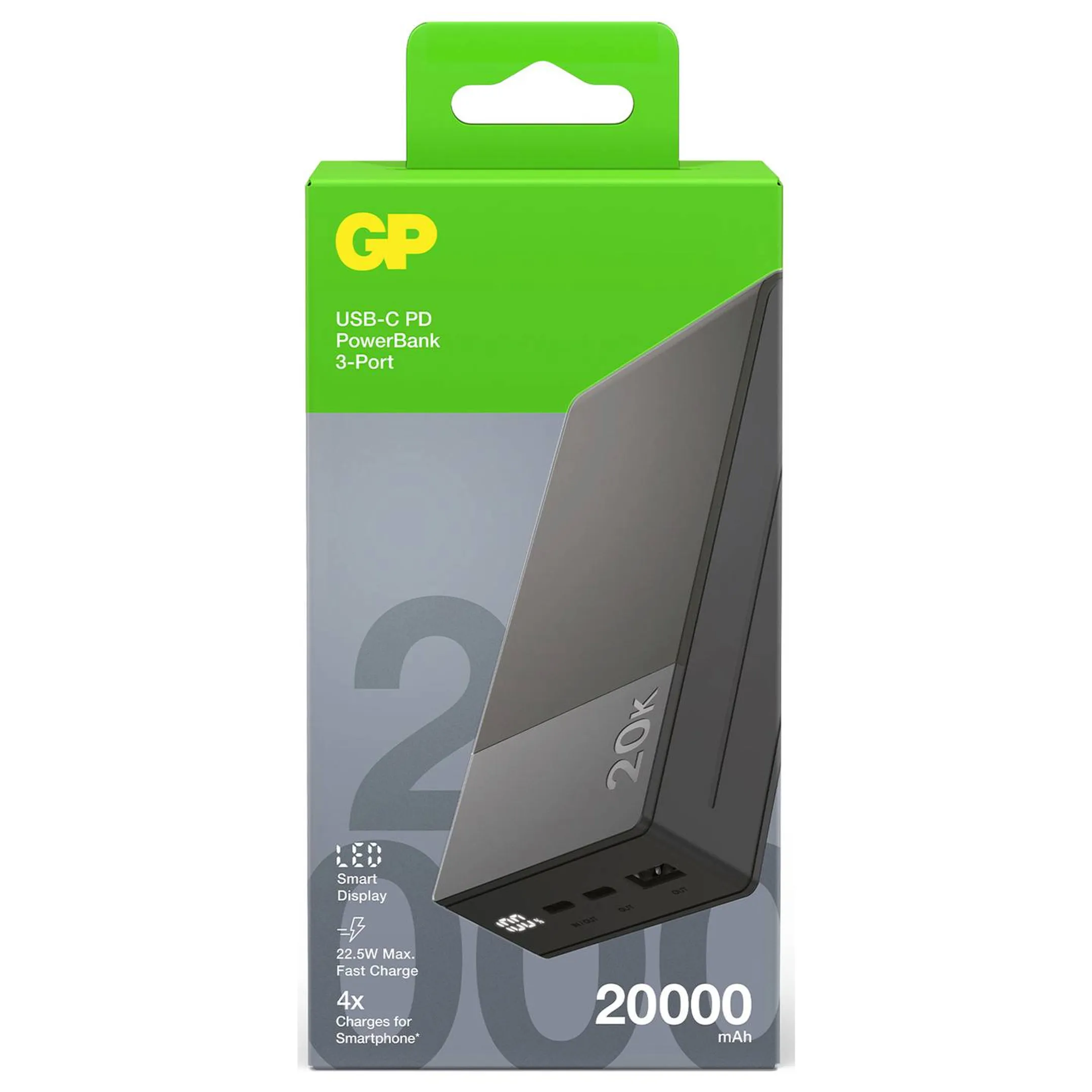 GP  Powerbank M2+ 20.000 mAh - Gris image