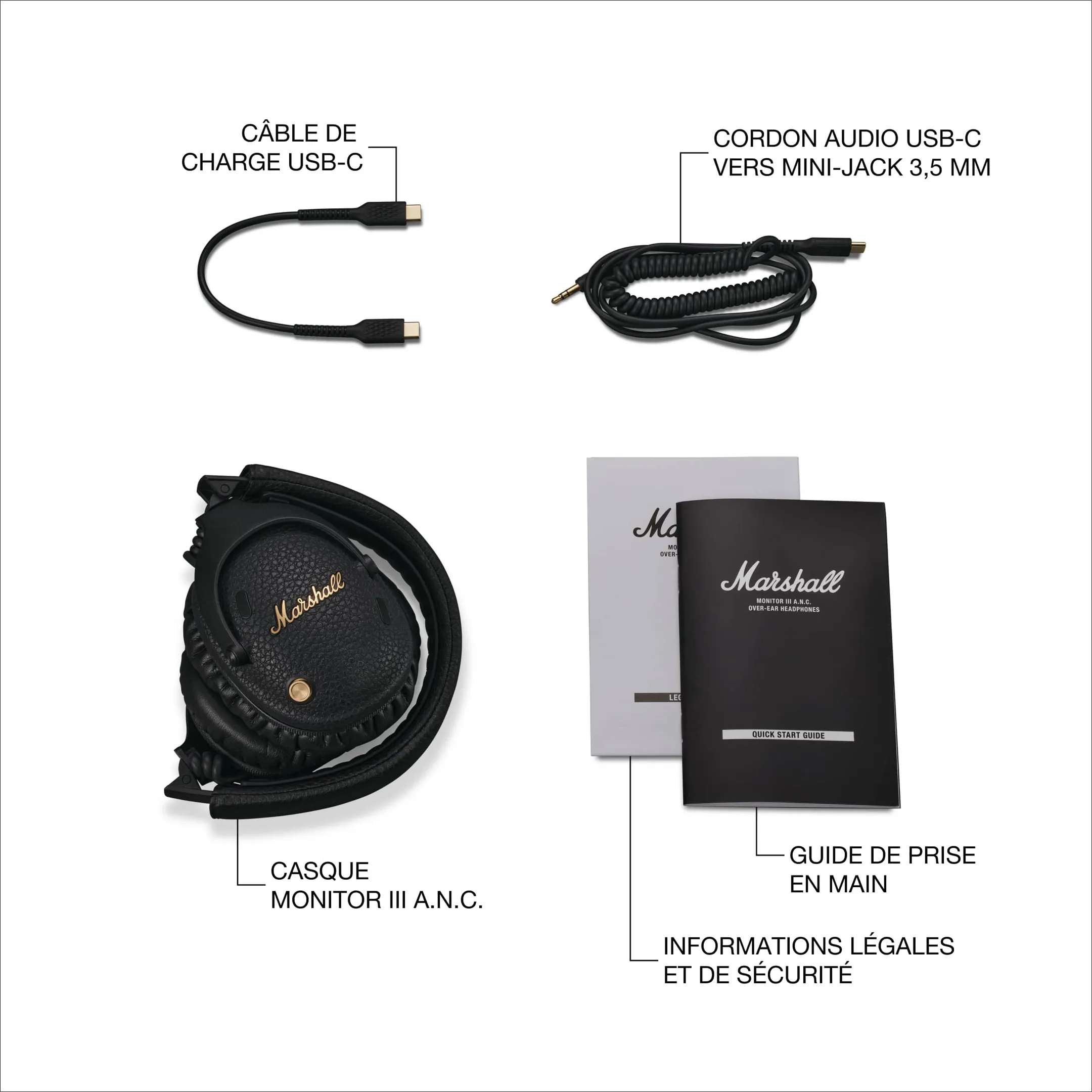 Marshall Casque Monitor III - Noir image