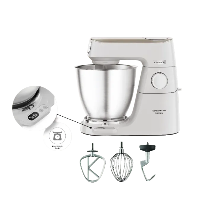 Kenwood Keukenrobot Titanium Chef Baker XL met geïntegreerde weegschaal KVL65.001WH