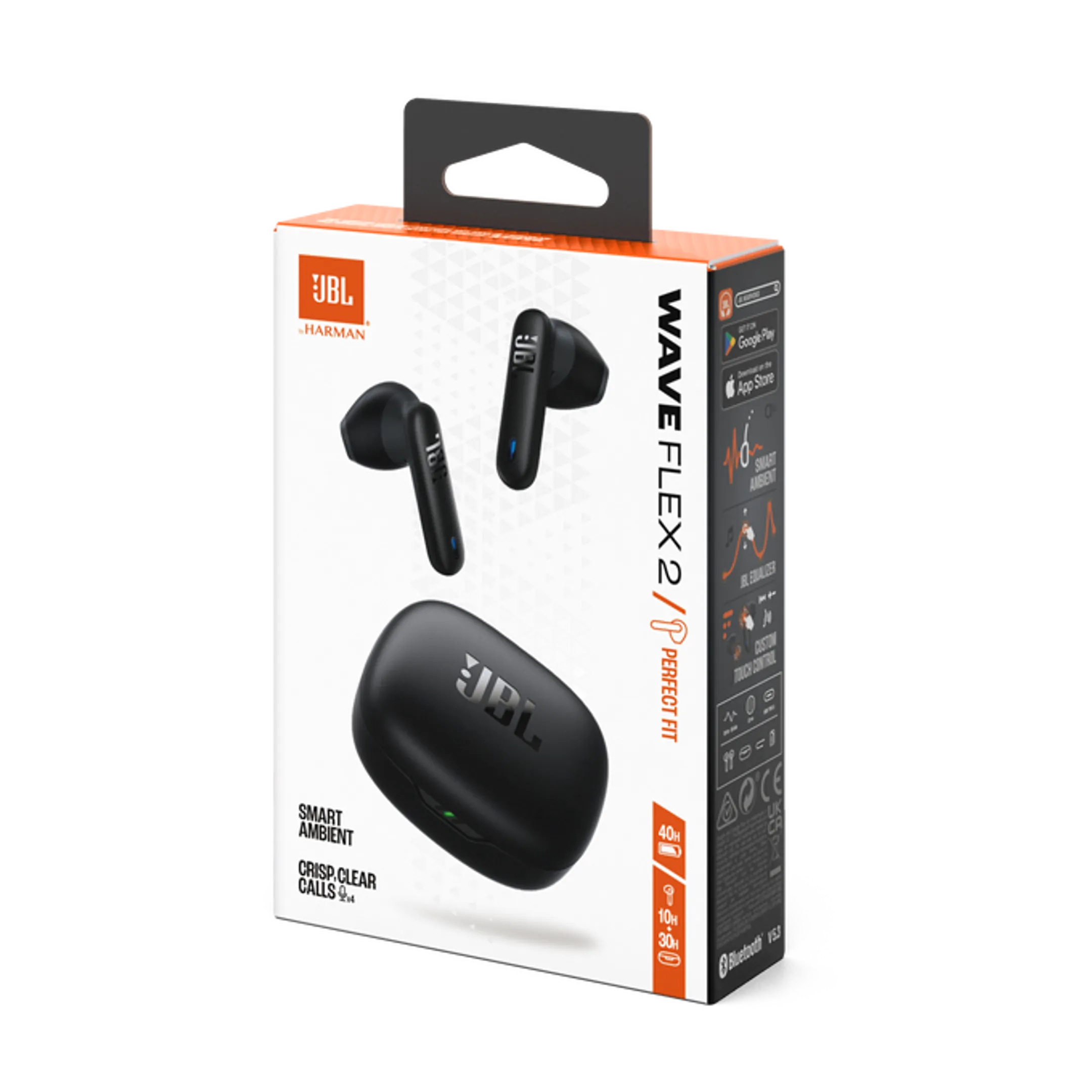 JBL Wave Flex 2 oortjes - Zwart image