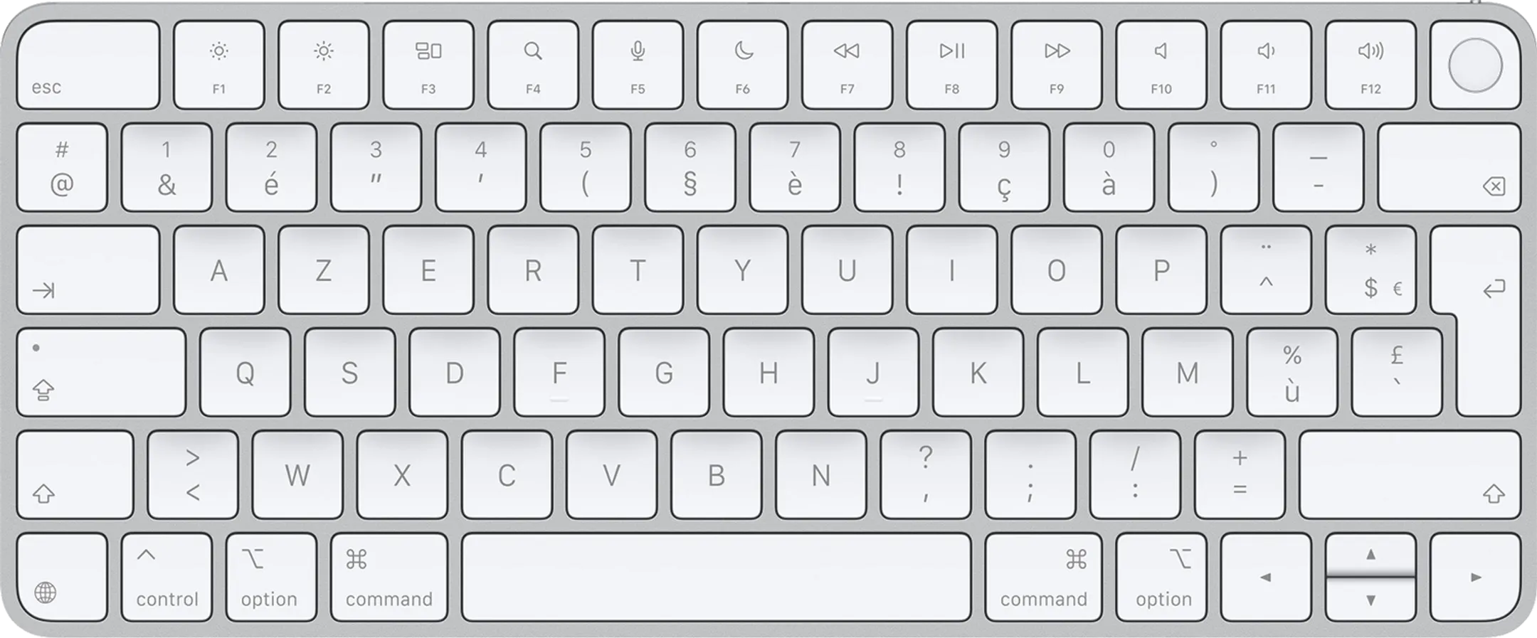 Magic Keyboard (AZERTY FR) avec Touch ID - MXCK3F/A